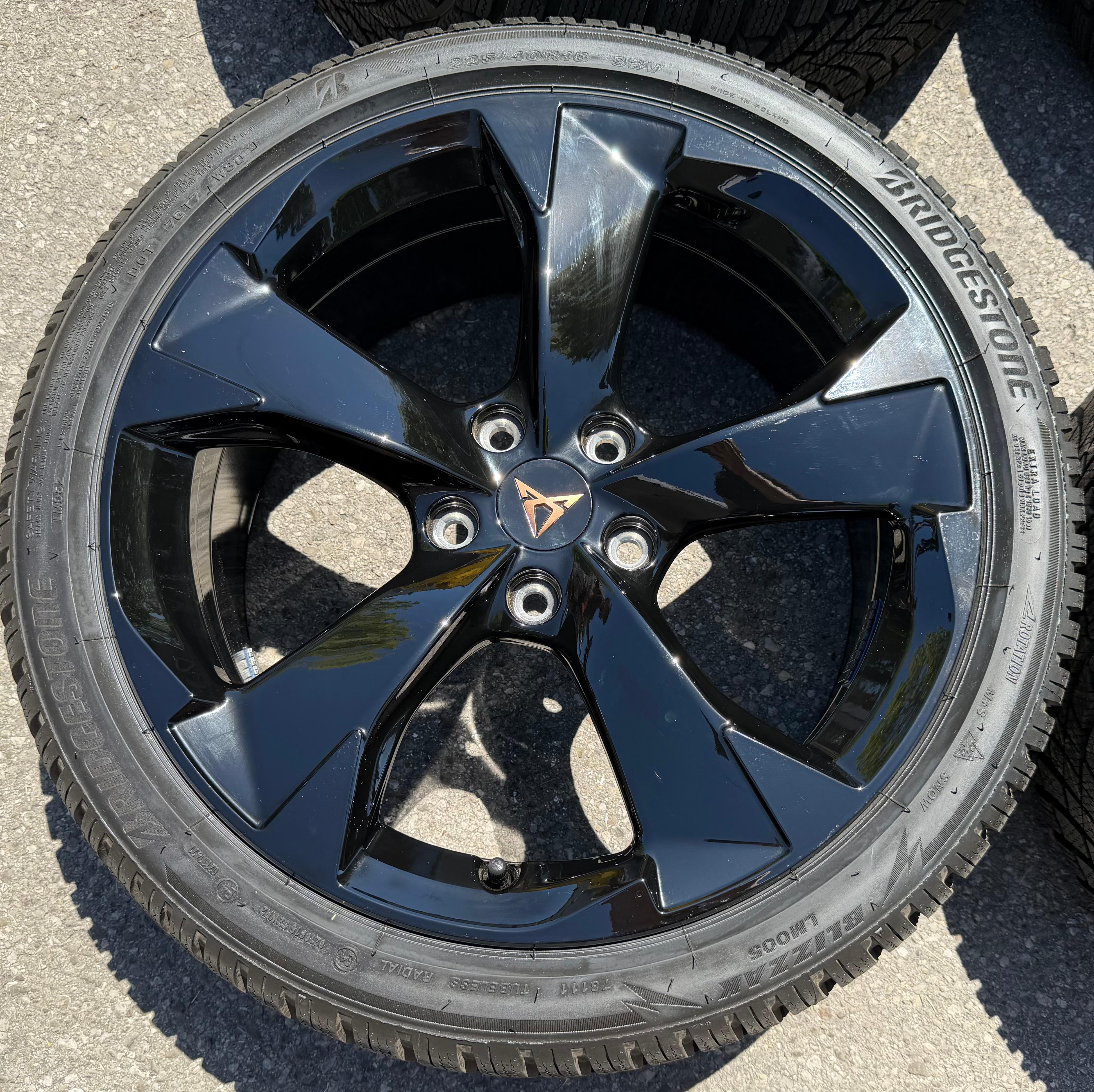 4 llantas de aluminio originales de invierno de 18" para SEAT CUPRA LEÓN KL 5FA601025H 225/40R18 92V 2023