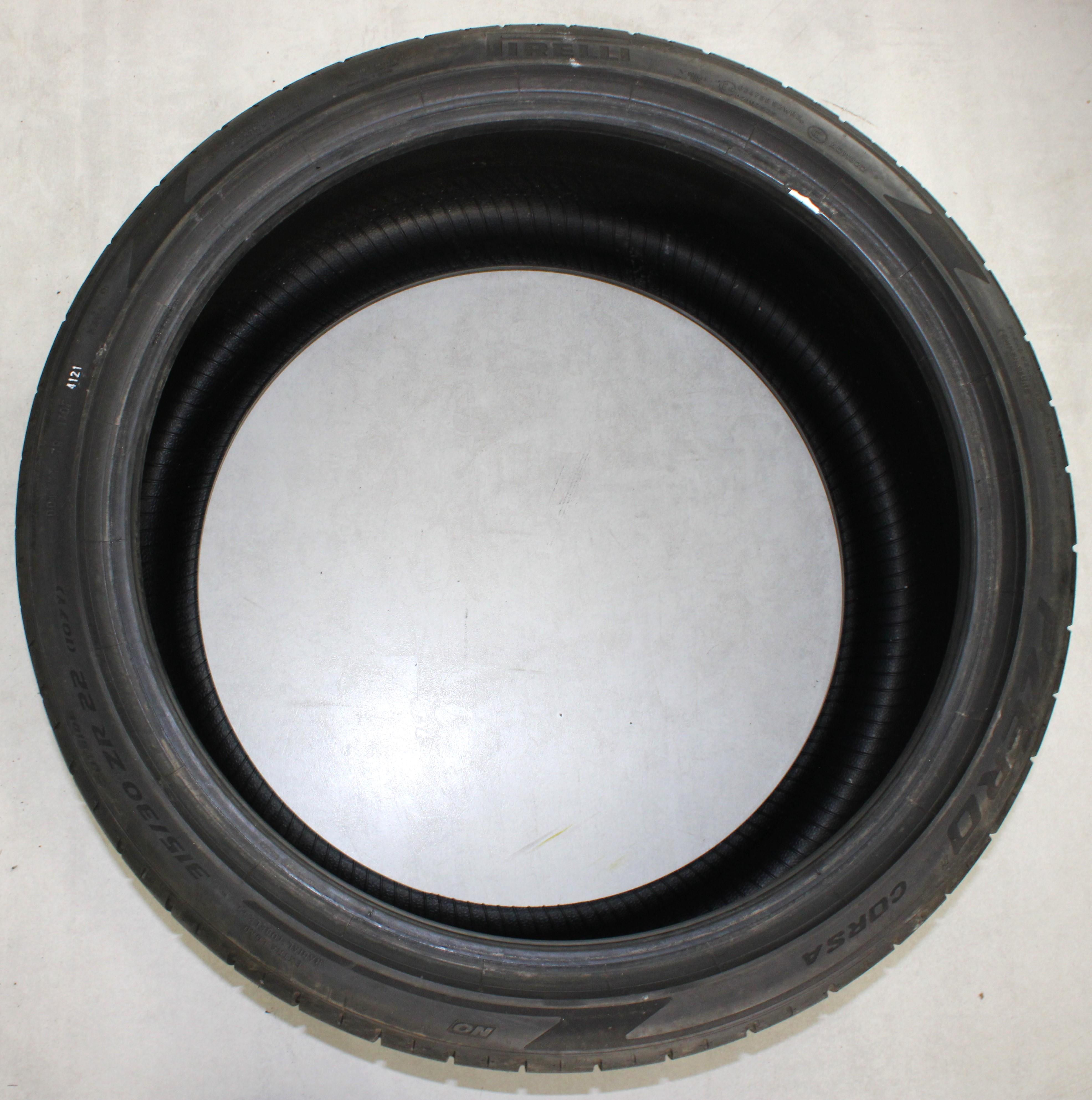 2 x 315/30R22 107Y zomerbanden Pirelli Pzero Corsa NO 4,5 mm 2021/2023