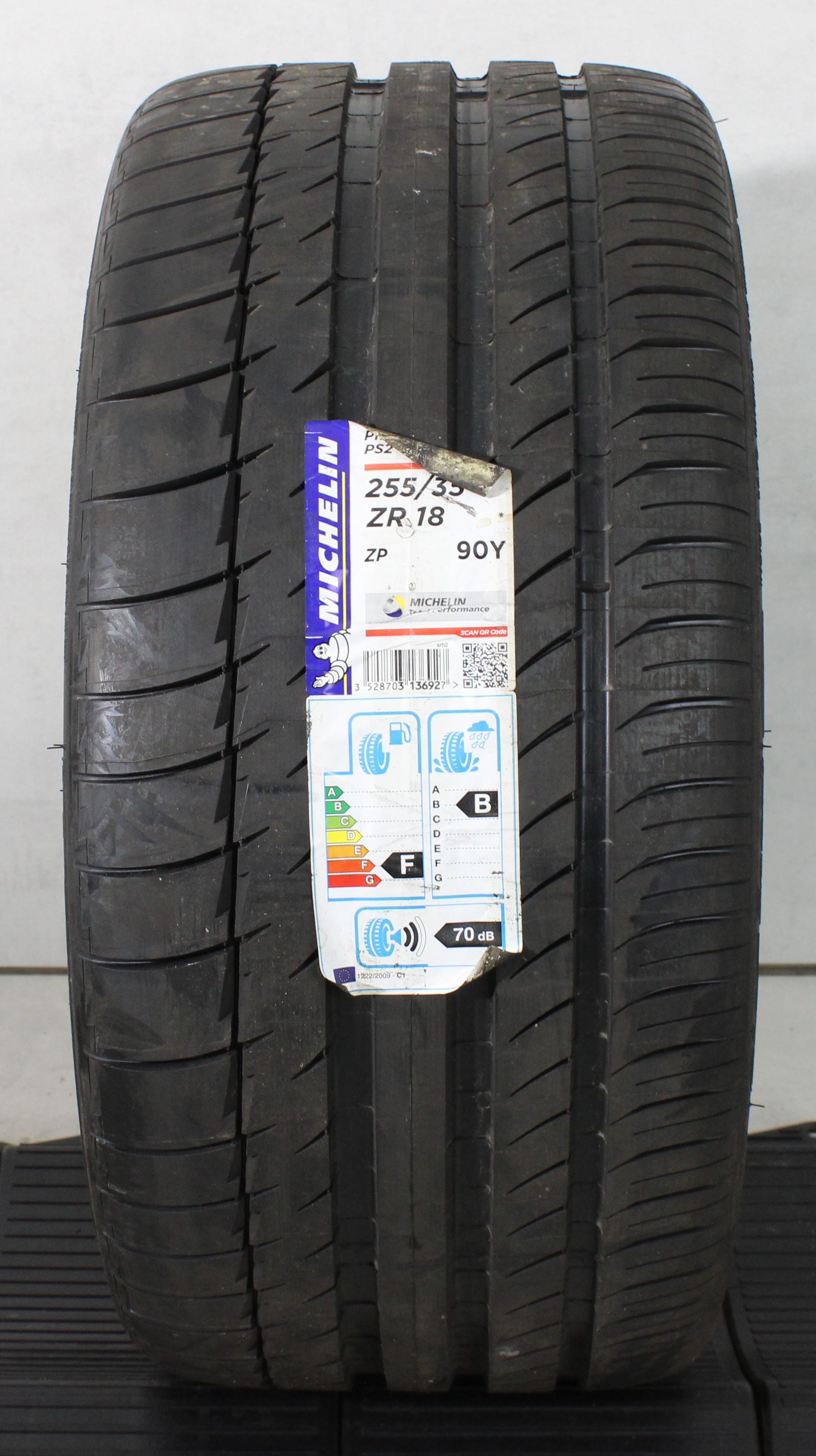 1 x 255/35R18 90Y Sommerreifen Michelin Pilot Sport PS2 ZP Runflat 2018 *