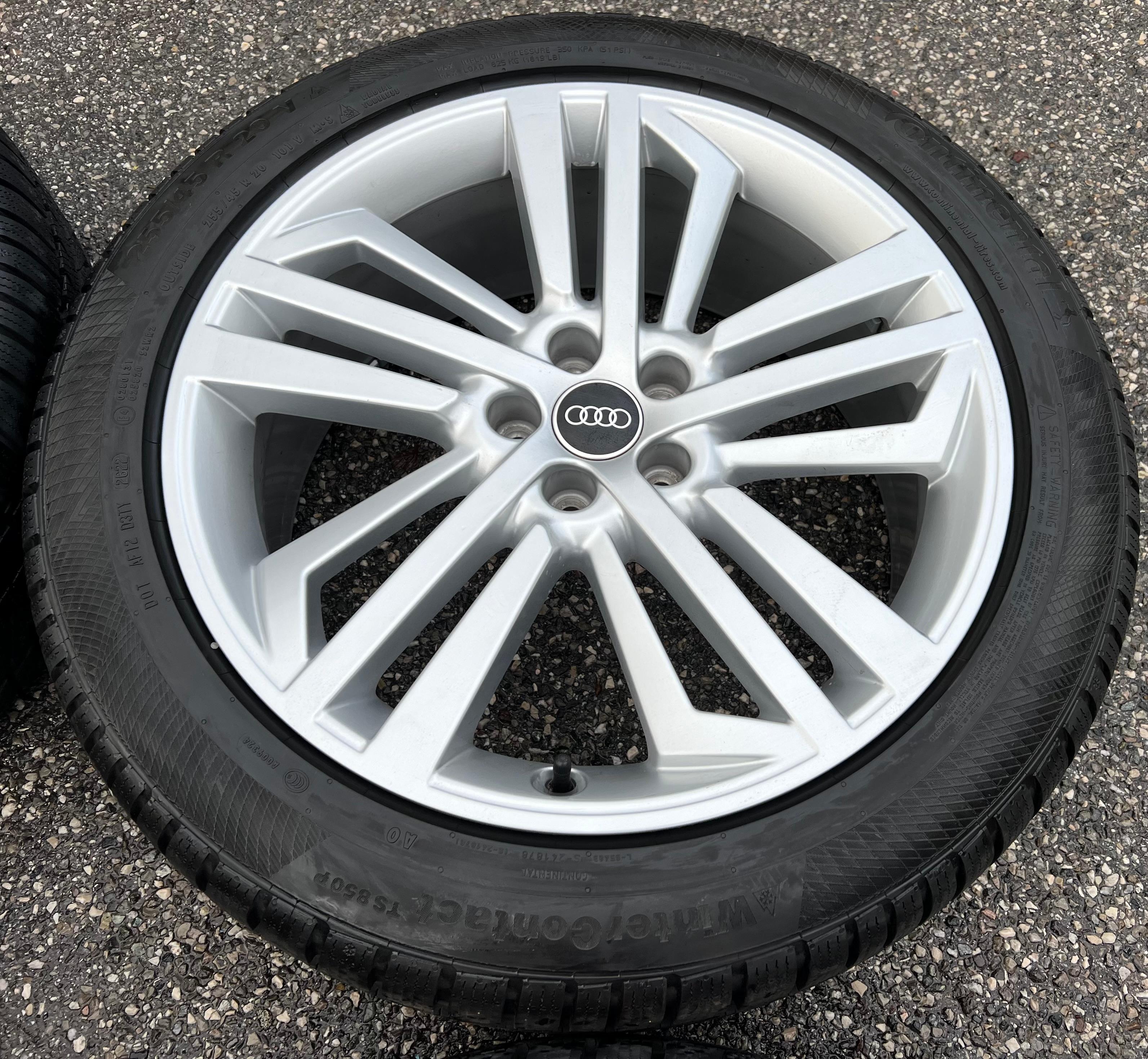 4 ORIGINAL 20" ALU WINTERRÄDER AUDI Q5 SQ5 FY 80A601025L 255/45R20 101V DOT 2022