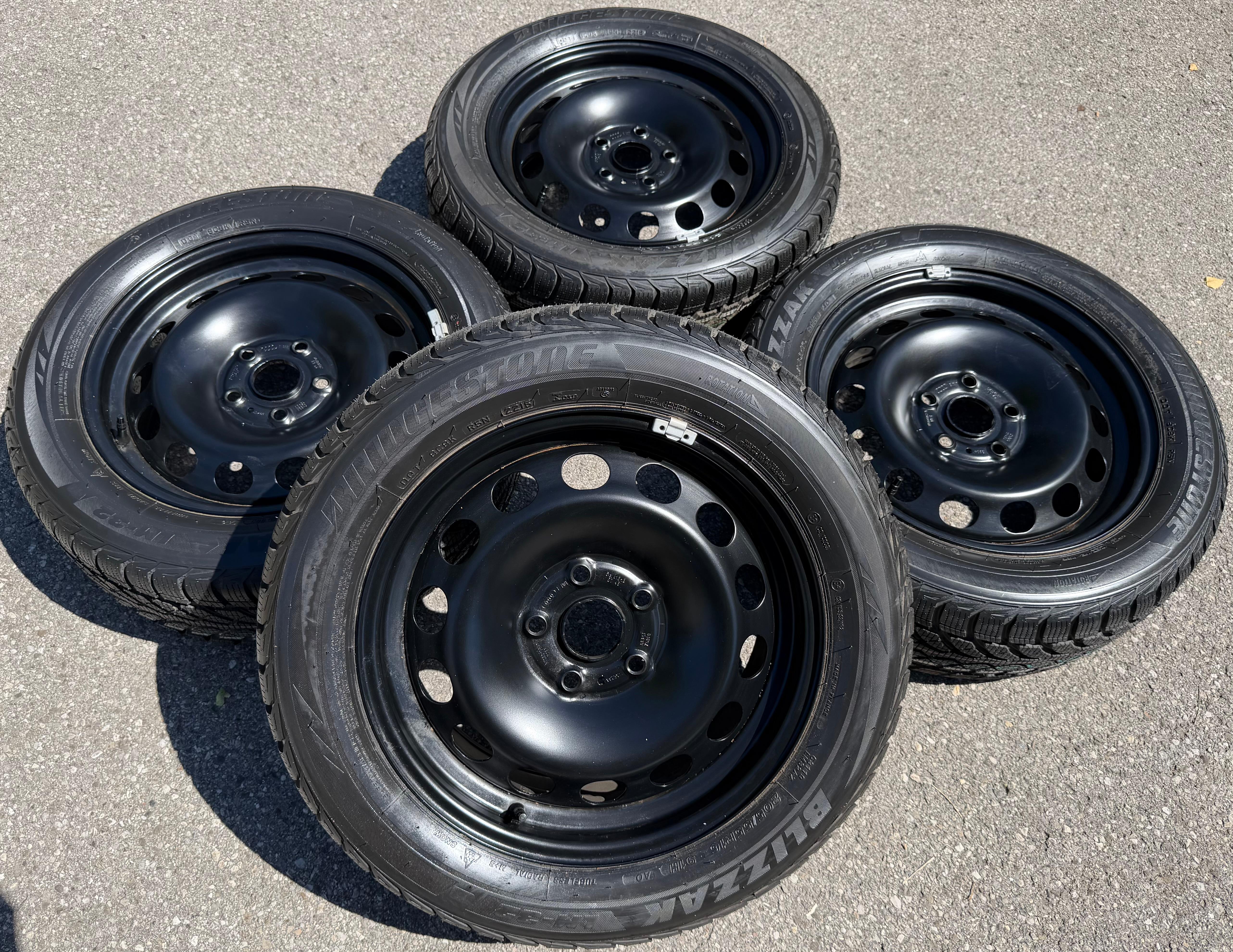 4 WINTERRÄDER AUDI A3 8V SPORTBACK CABRIO 205/55R16 91H BRIDGESTONE 8V0601027A