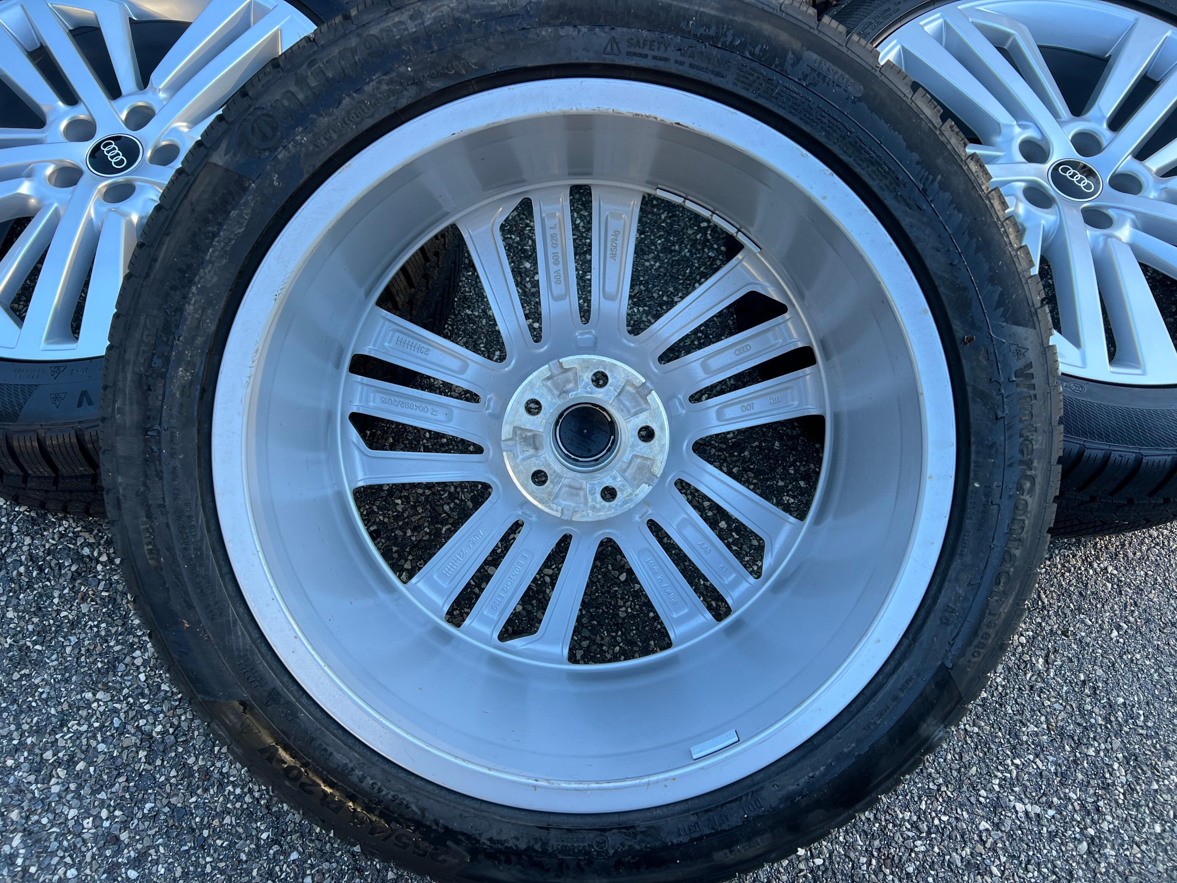 4 ORIGINAL 20" ALU WINTERRÄDER AUDI Q5 SQ5 FY 80A601025L 255/45R20 101V DOT 2022