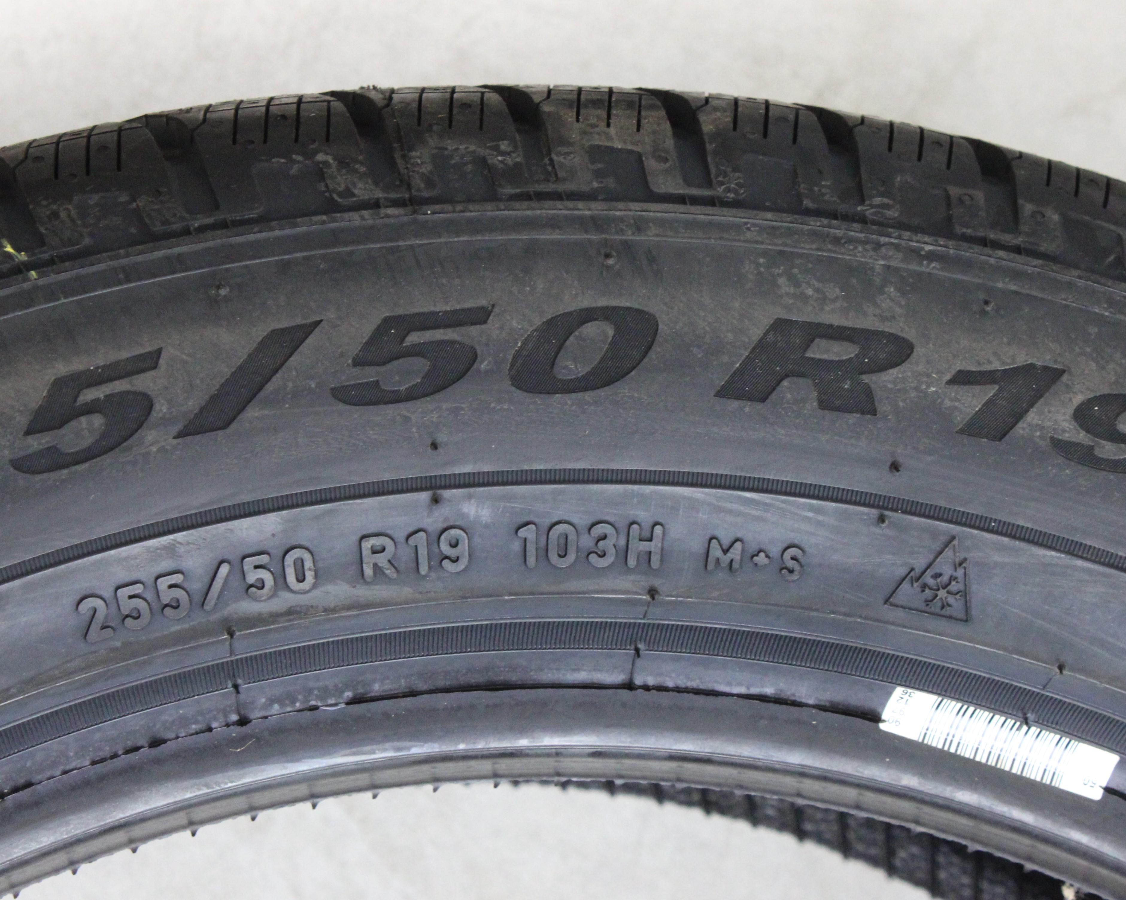 2 x 255/50R19 103H Winterreifen Pirelli Scorpion Winter MO Volles Profil 2023