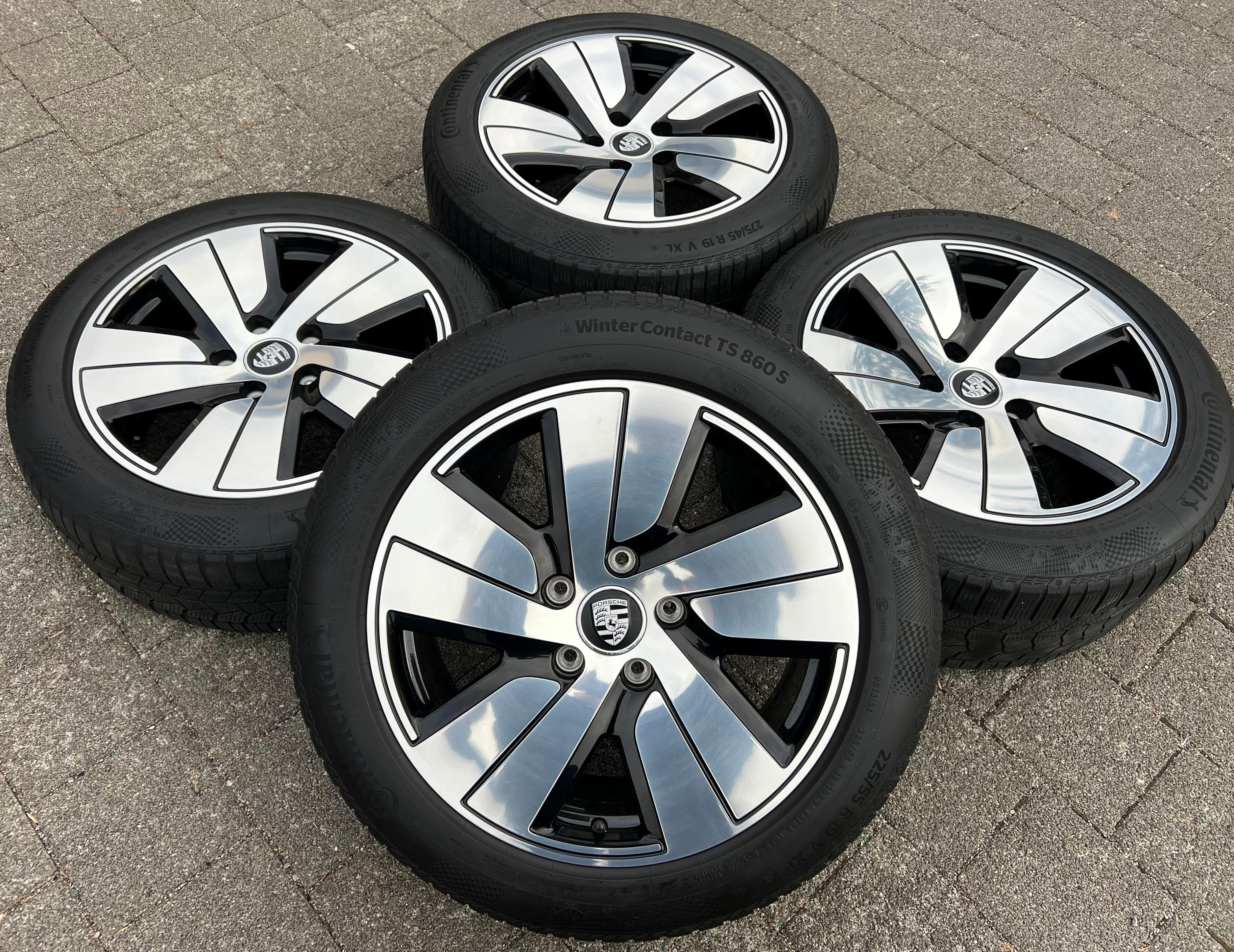 4 ORIGINAL 19" ALUFELGEN PORSCHE TAYCAN AERO 9J1601025B 9J1601025C RDKS