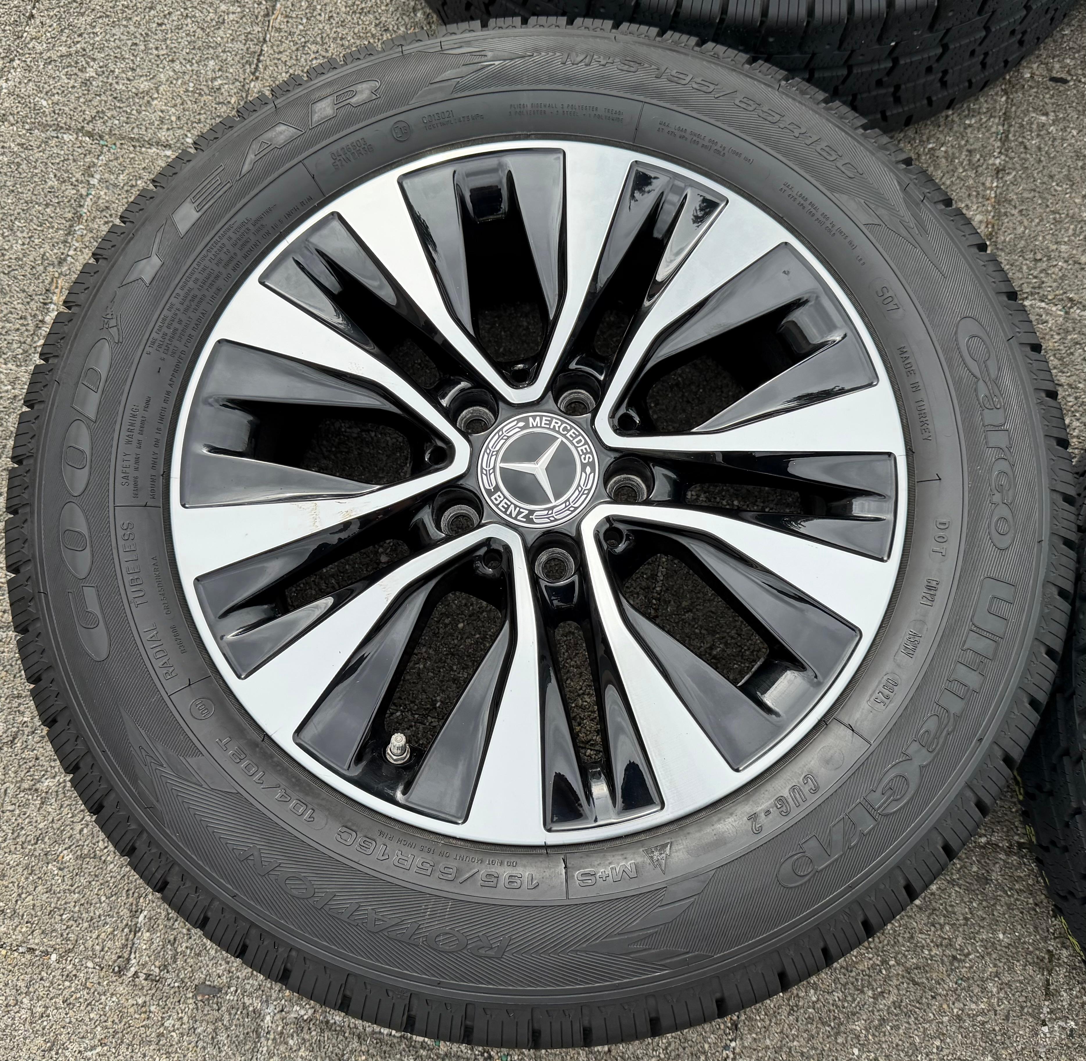 4 ORIGINAL 16" ALUFELGEN MERCEDES A-KLASSE W177 B-KLASSE W247 CLA W118 A1774010000 RDKS