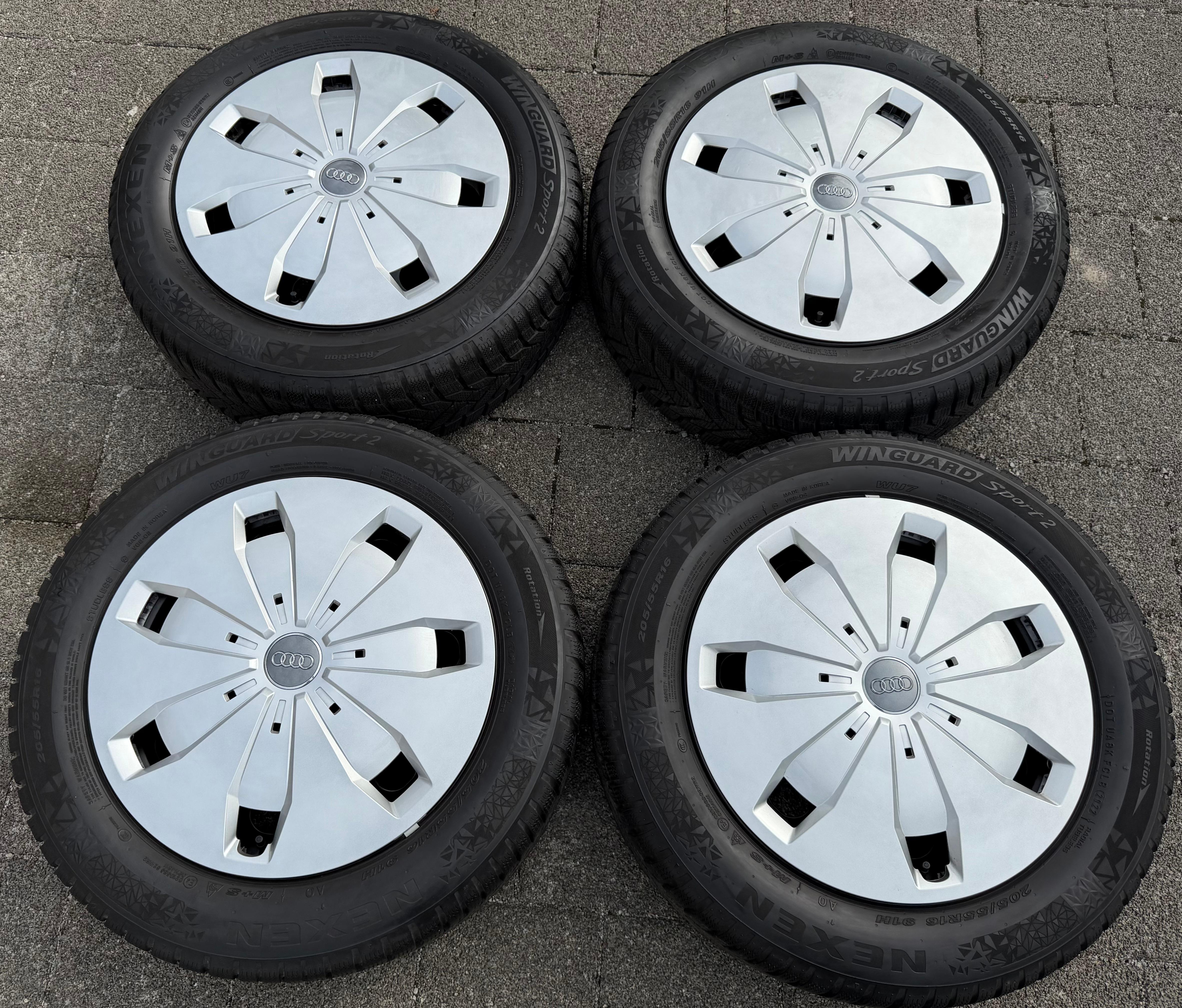4 Winterräder Audi A3 8V Sportback Cabrio  205/55R16 91H Nexen 8V0601027A 2022