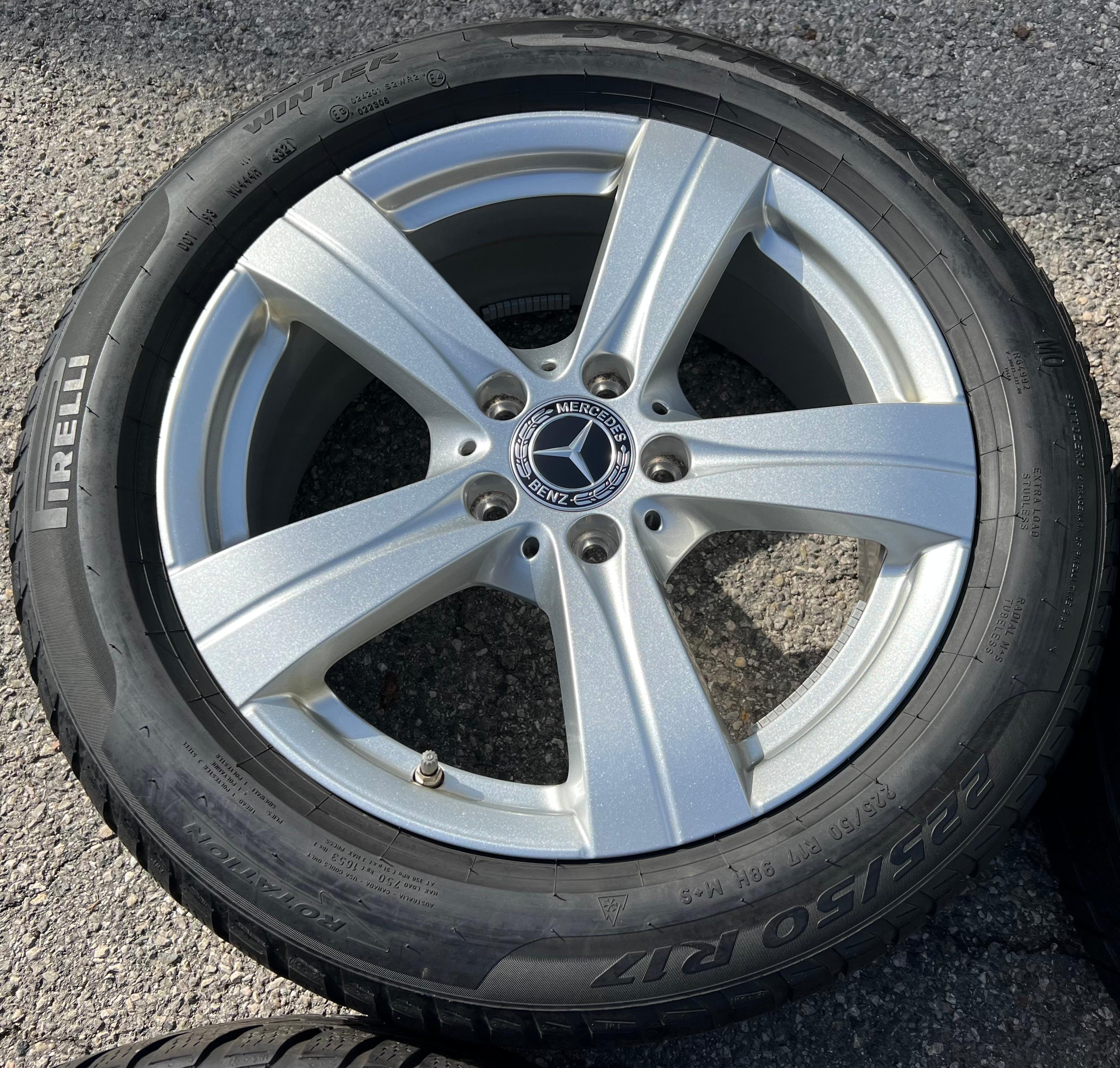 4 JANTES ALU ORIGINALES 17" MERCEDES CLASSE C W206 A2064017200 RDKS FRANCO DOMICILE