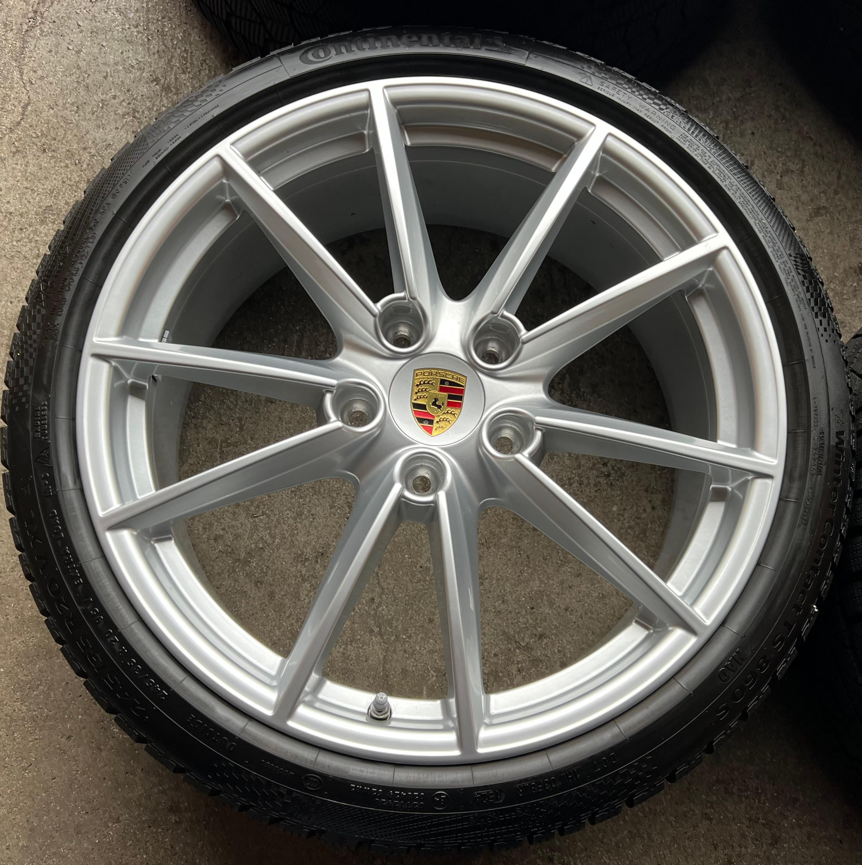 4 RUEDAS DE INVIERNO DE ALUMINIO ORIGINALES DE 20" 21" PARA PORSCHE 911 992 992601025C 992601025D 2024 RDKS