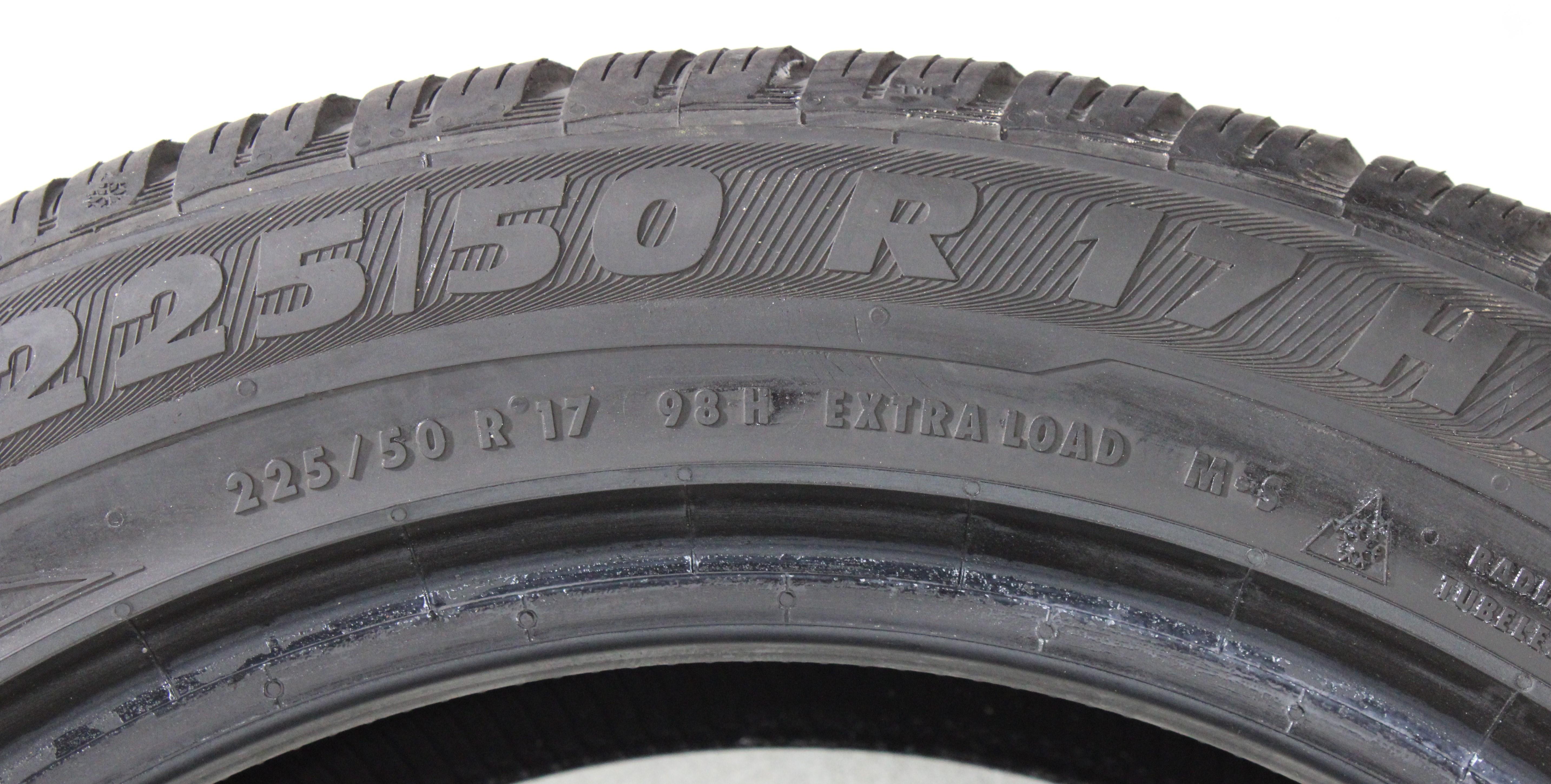 4 x 225/50R17 98H Winterreifen Semperit Speed-Grip 2 5-5,5mm 2015 XL