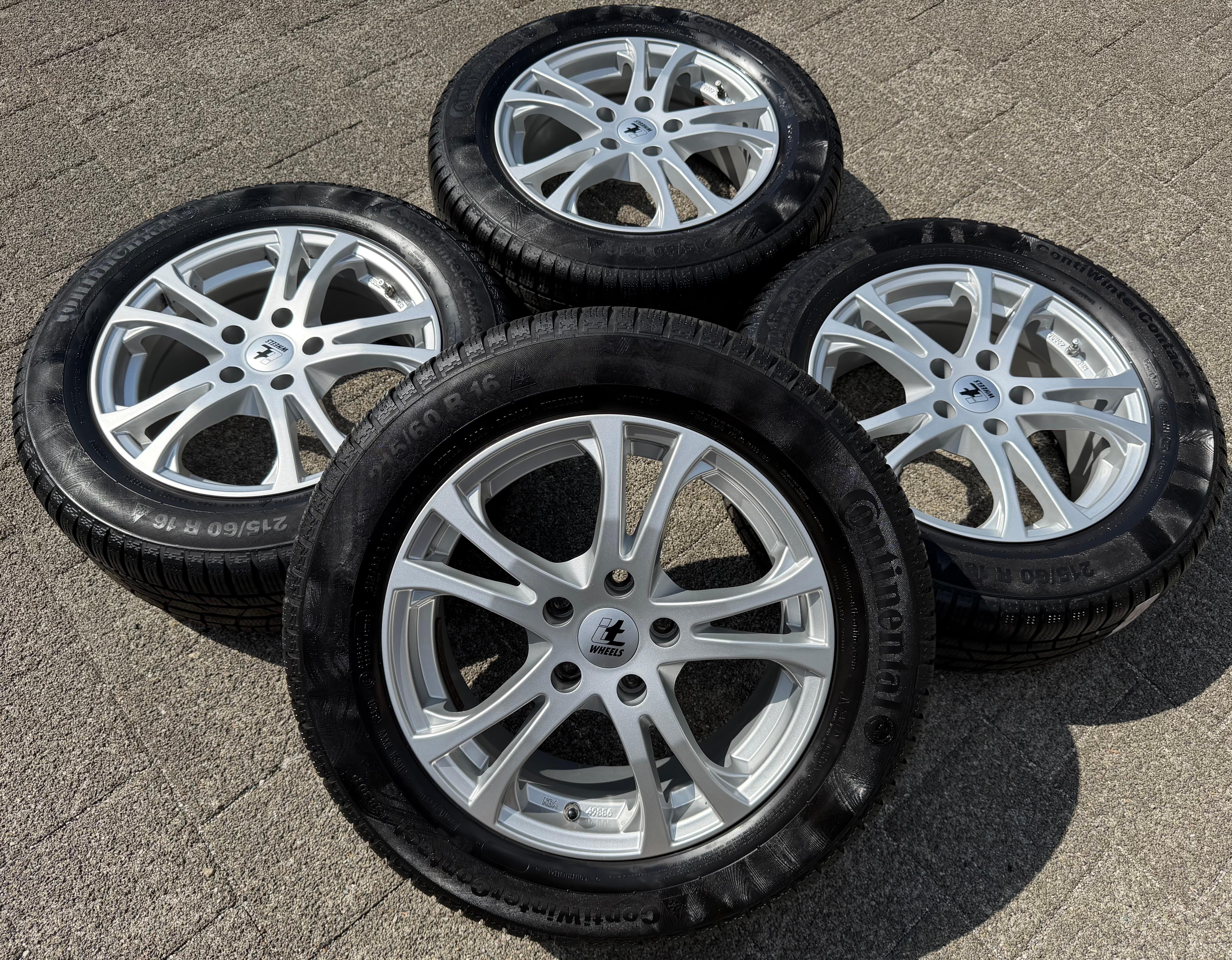 4 Alu Winterräder VW Passat T-Roc Bus T4 Sharan Seat Ateca Alhambra Skoda Superb Octavia