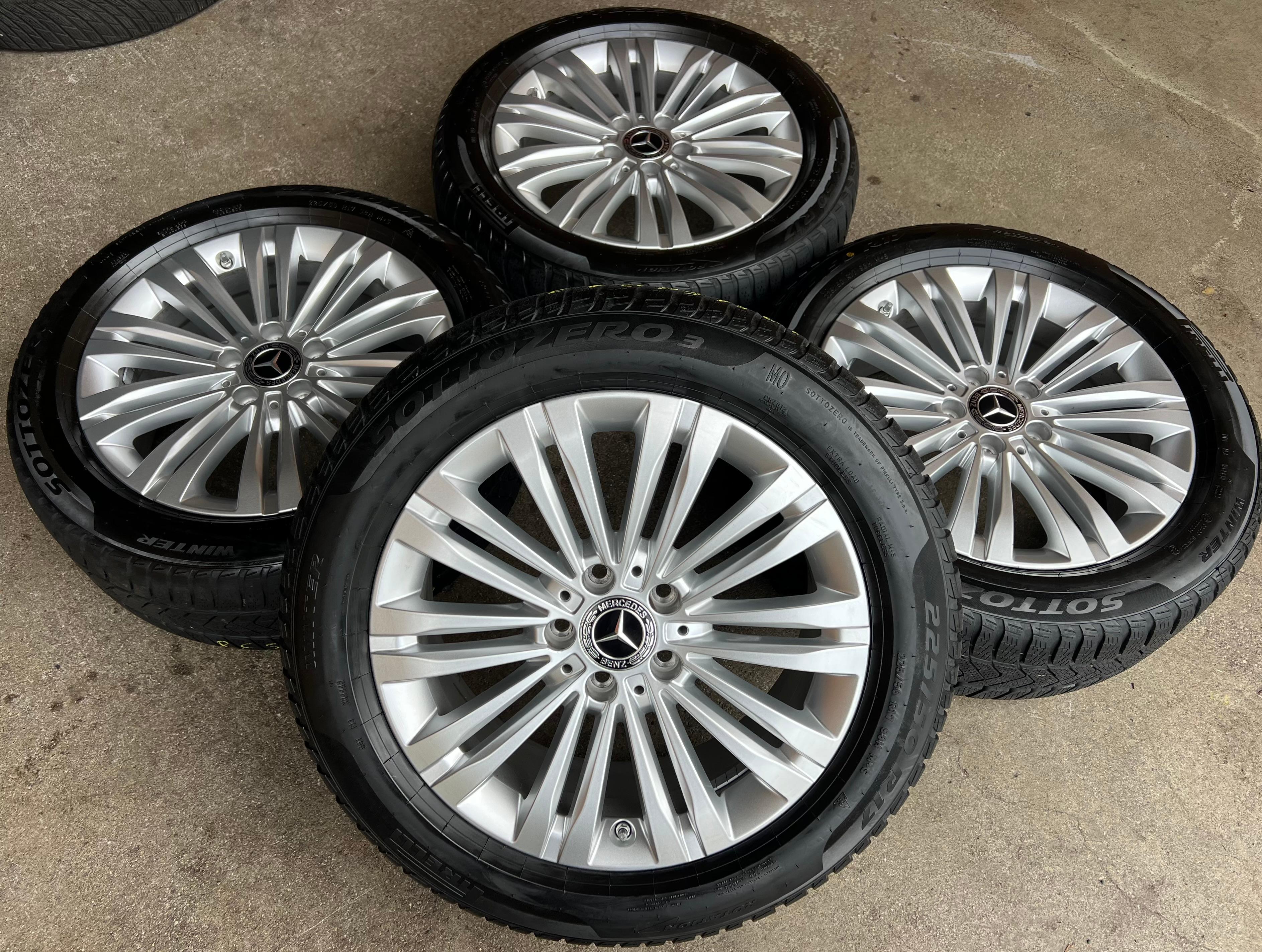4 ORIGINAL 17" ALUFELGEN FELGEN MERCEDES C-KLASSE W206 W206K A2064014400 RDKS