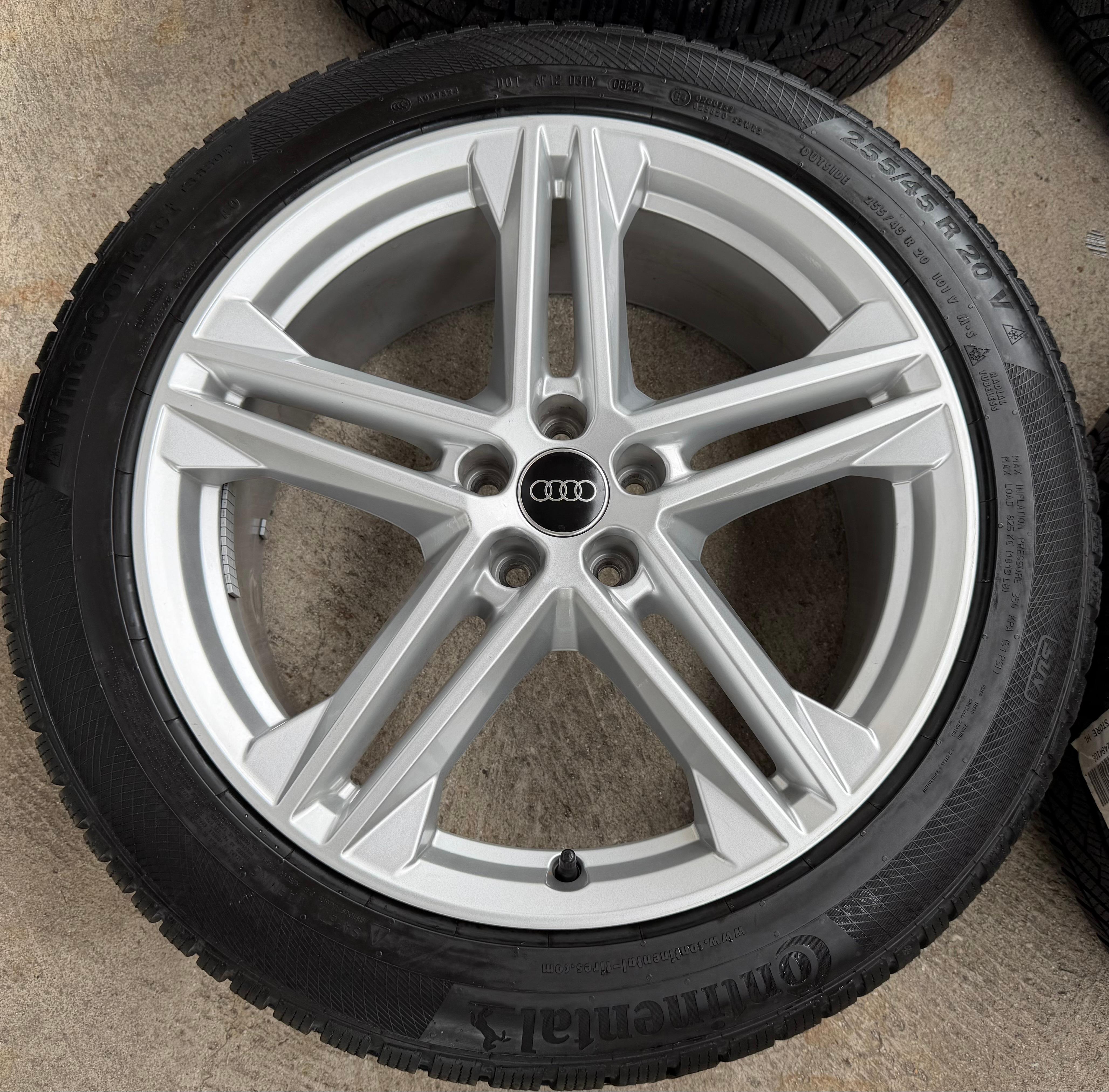 4 Original 20" Alu Winterräder Audi Q5 SQ5 FY 80A601025N 255/45R20 101V DOT 2022