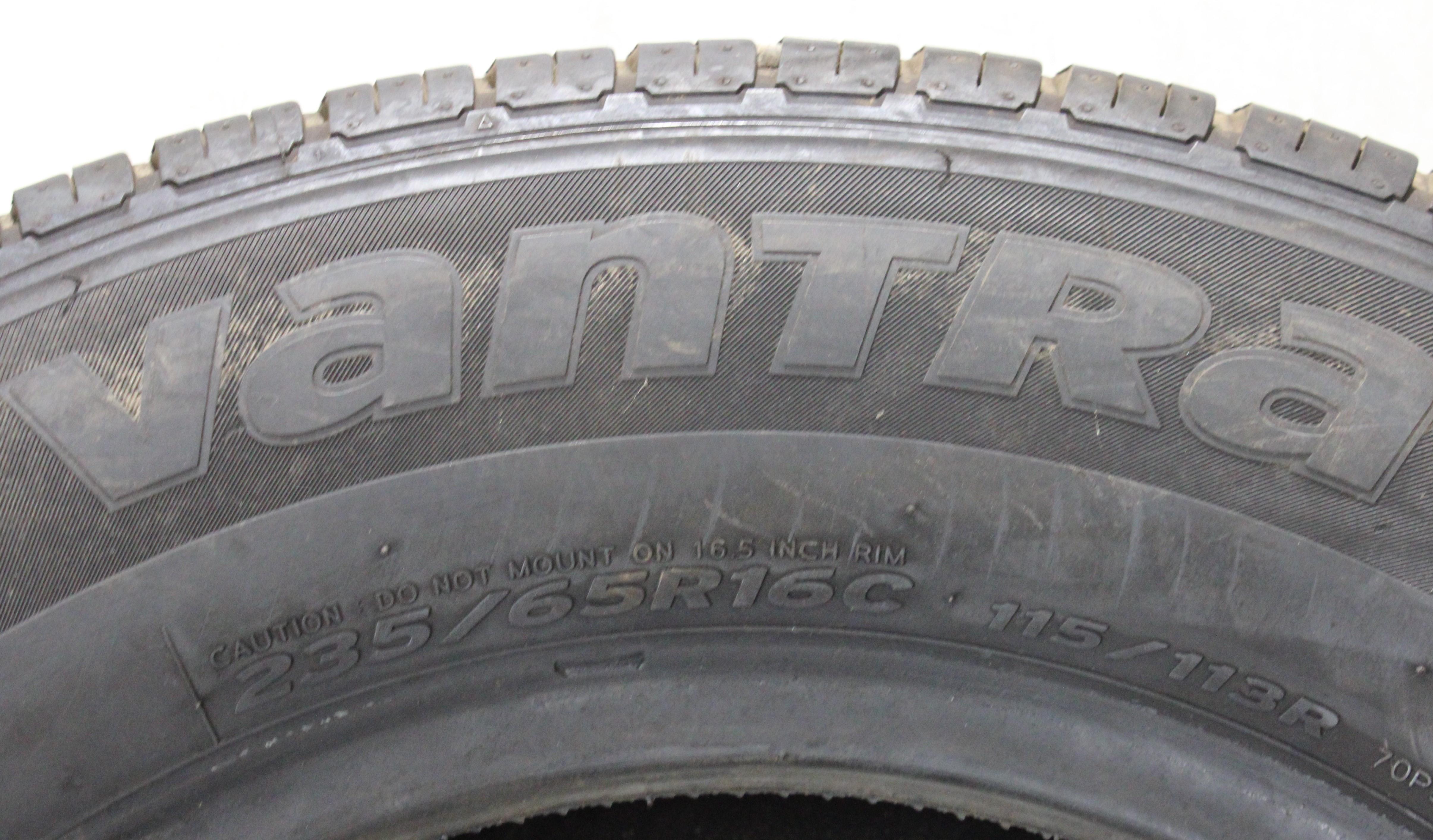 4 x 235/65R16C 115/113R Sommerreifen Hankook Vantra LT 2x 7,5-8mm und 2x 7-7,5mm 2019