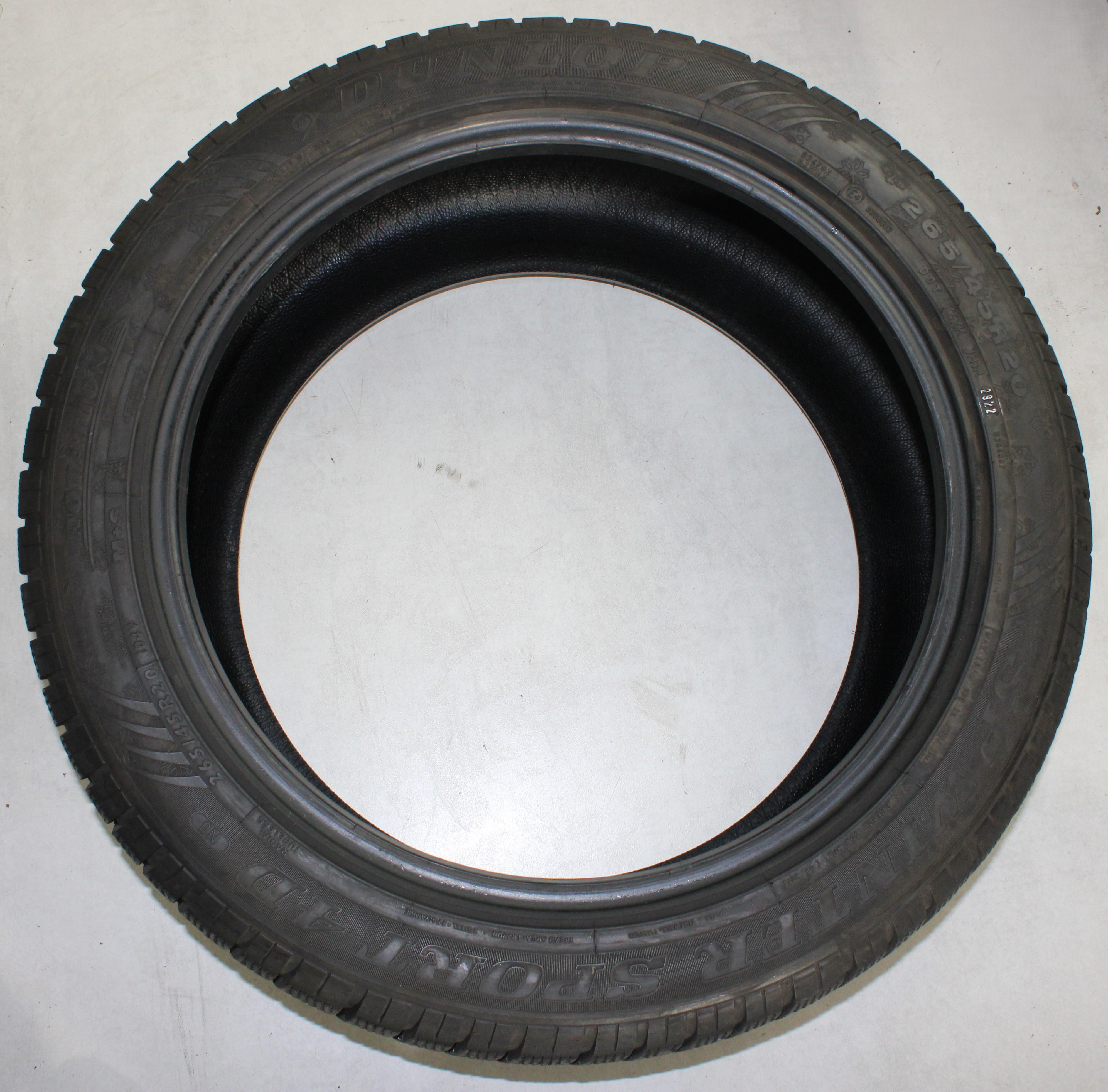 2 x 265/45R20 104V 2 x 295/40R20 106V Winterreifen Dunlop SP Winter Sport 4D N0 6-6,5mm 2019/2022