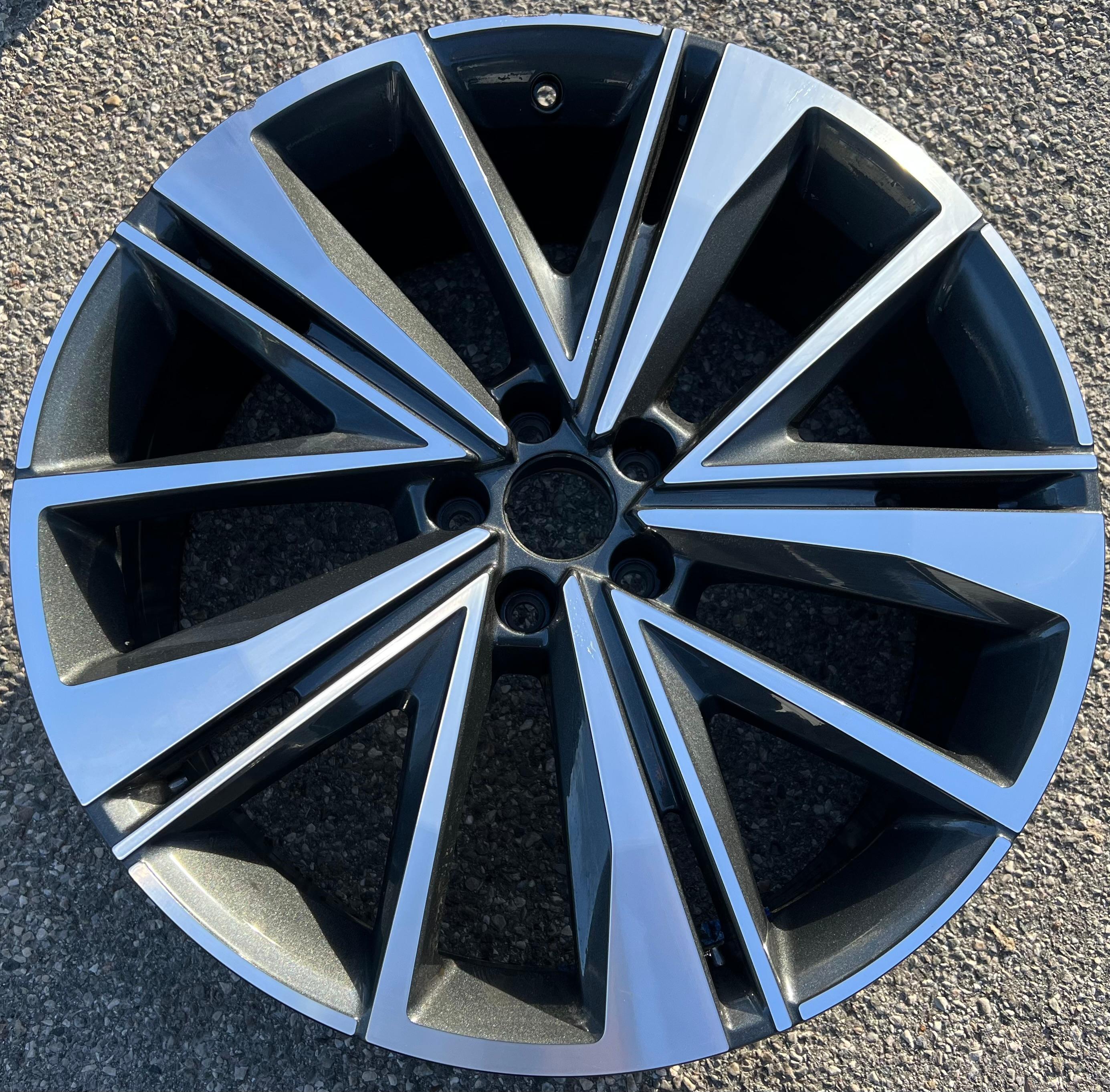 1 X JANTE ORIGINALE 21" ALU AUDI A6 C8 4K 4K0601025BK 8,5x21 ET43 FREIHAUS