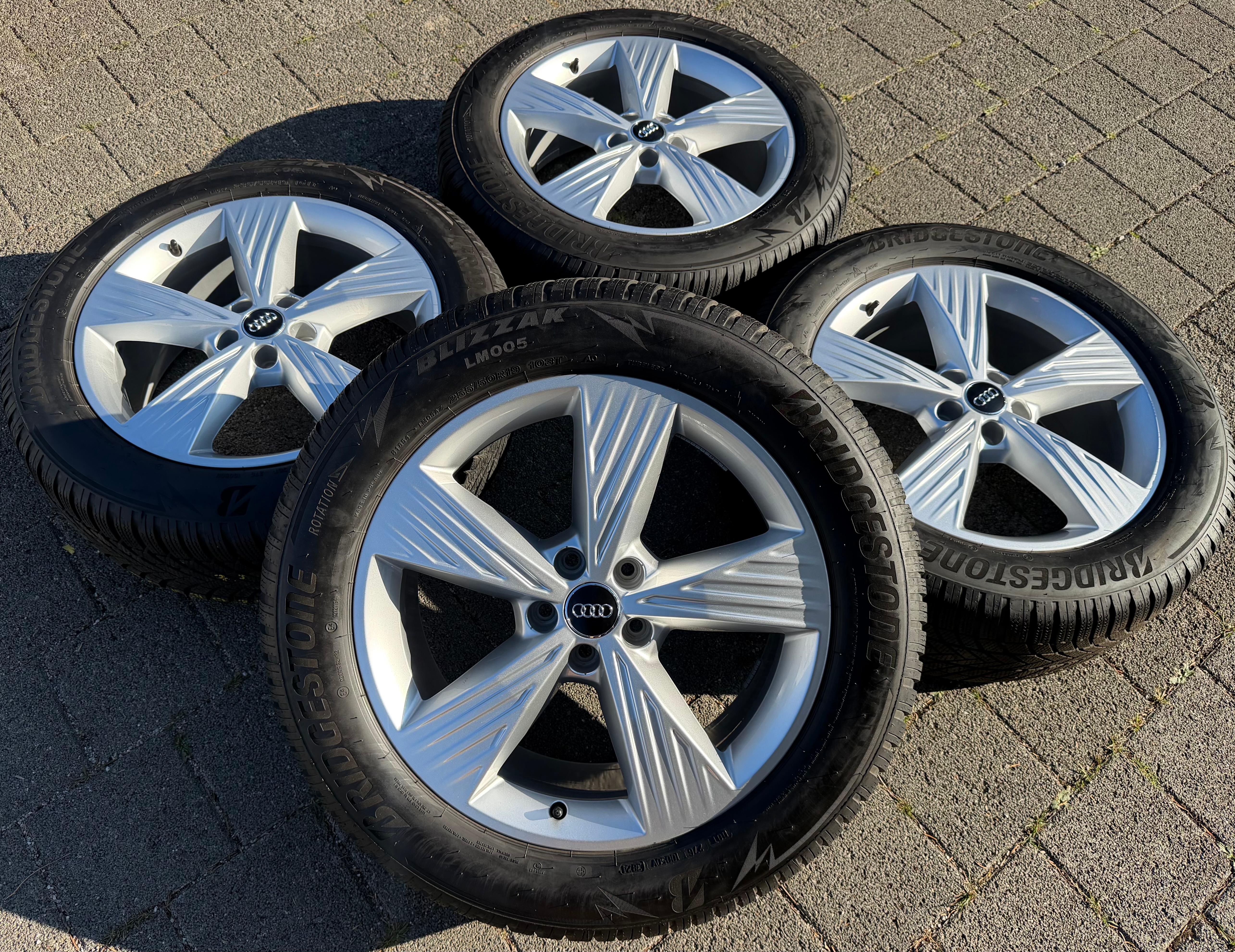 4 Original 19" Alu Winterräder Audi Q4 E-Tron Etron F4B F4N 235/55R19 101T 255/50R19 103T