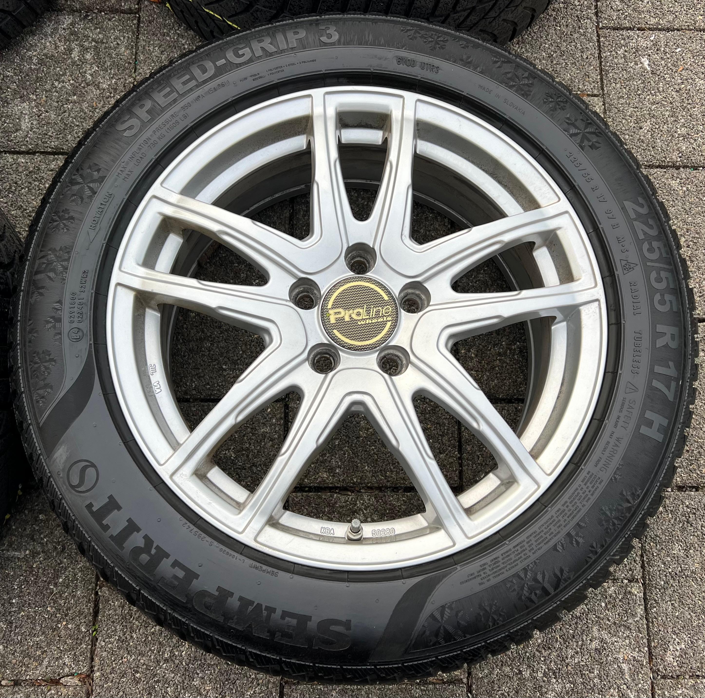 4 ALU 17" WINTERRÄDER BMW X1 F48 X2 F39 225/55R17 97H RDKS FREIHAUS