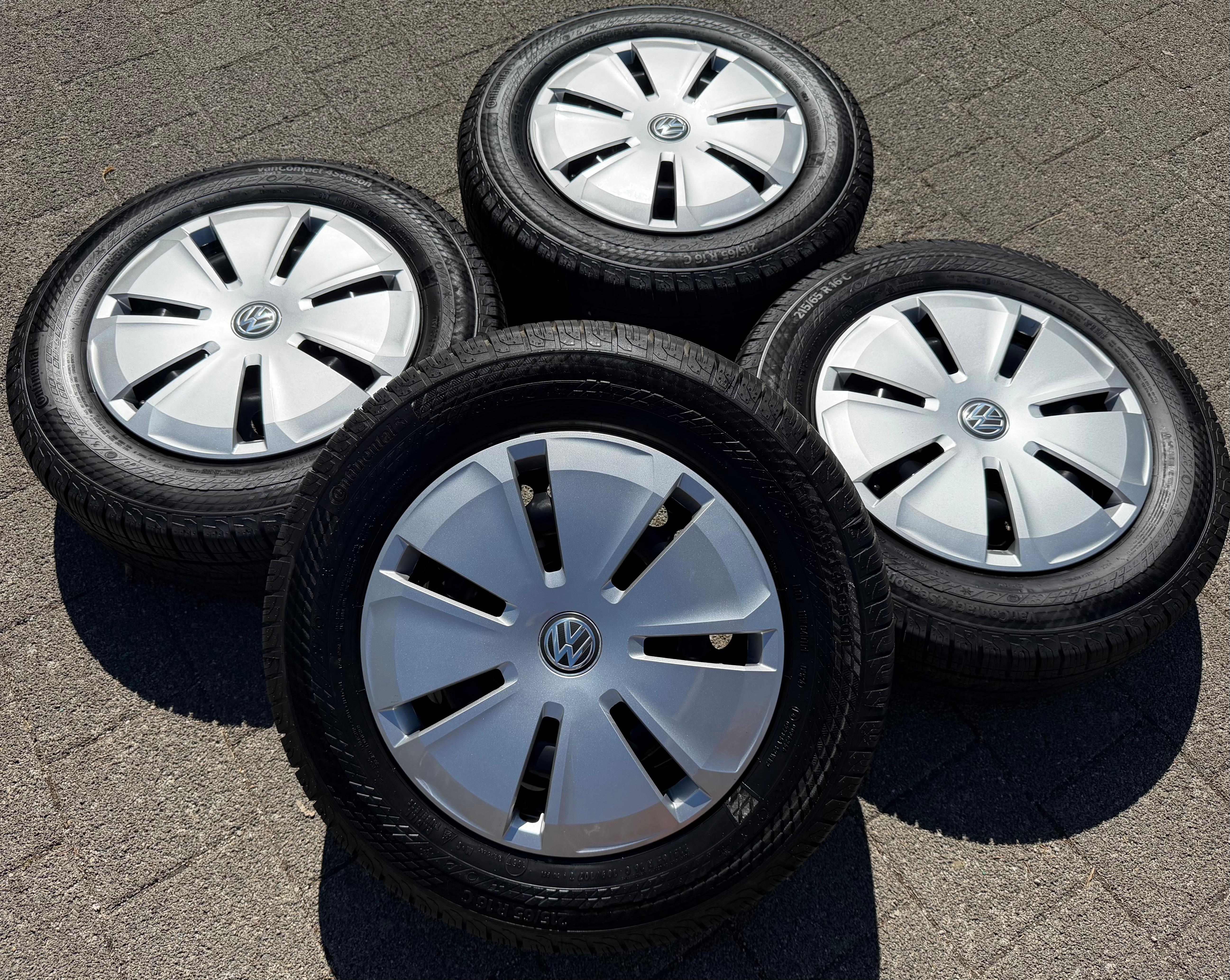 4 neumáticos para todas las estaciones para furgoneta VW T5 y T6, 215/65R16C 109/107T, Continental 2024, M+S
