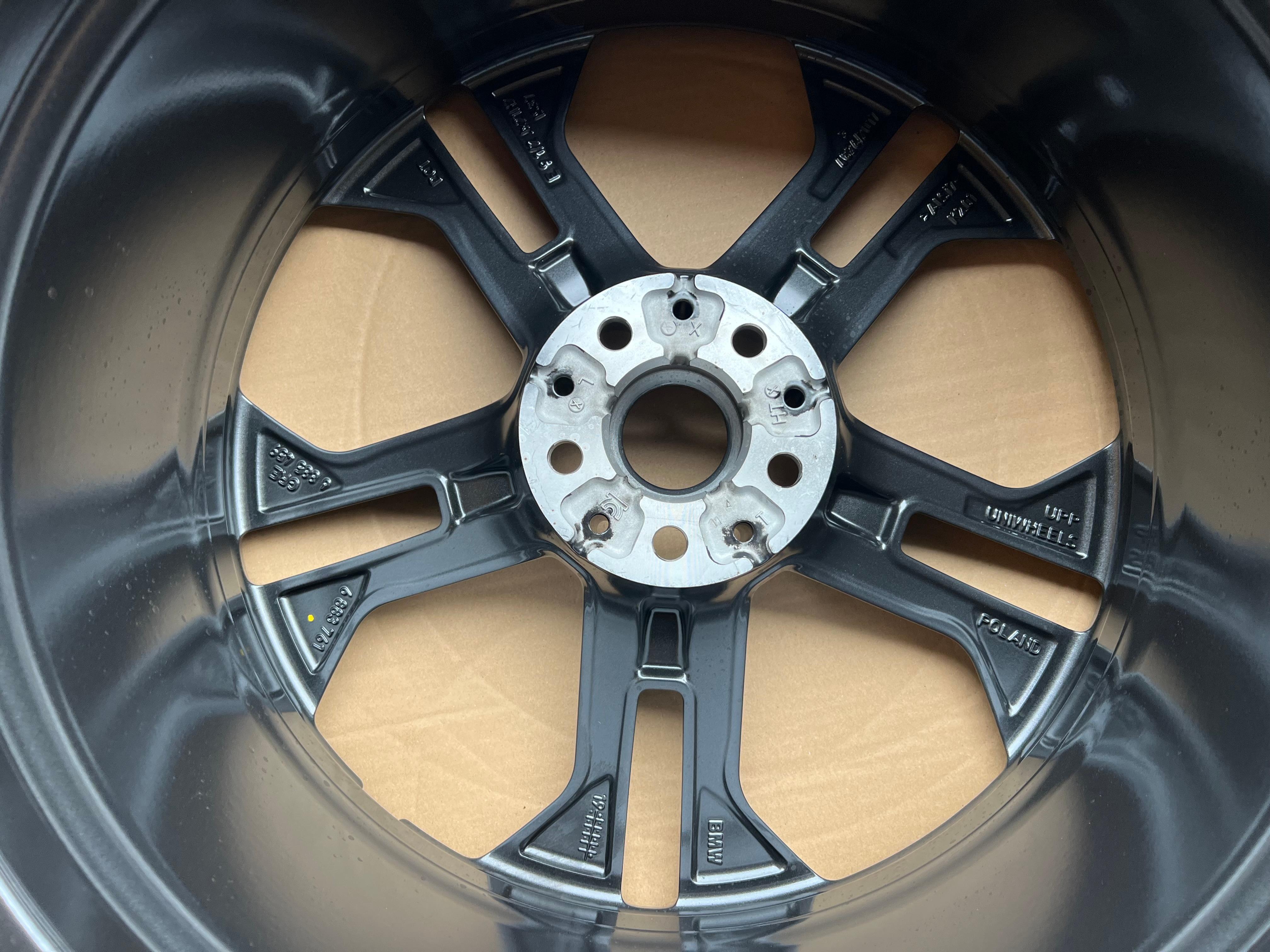 1 X CERCHIO ORIGINALE IN ALLUMINIO 21" BMW X5 G05 X6 G06 6885459 STYLING 744 9,5x21 ET37