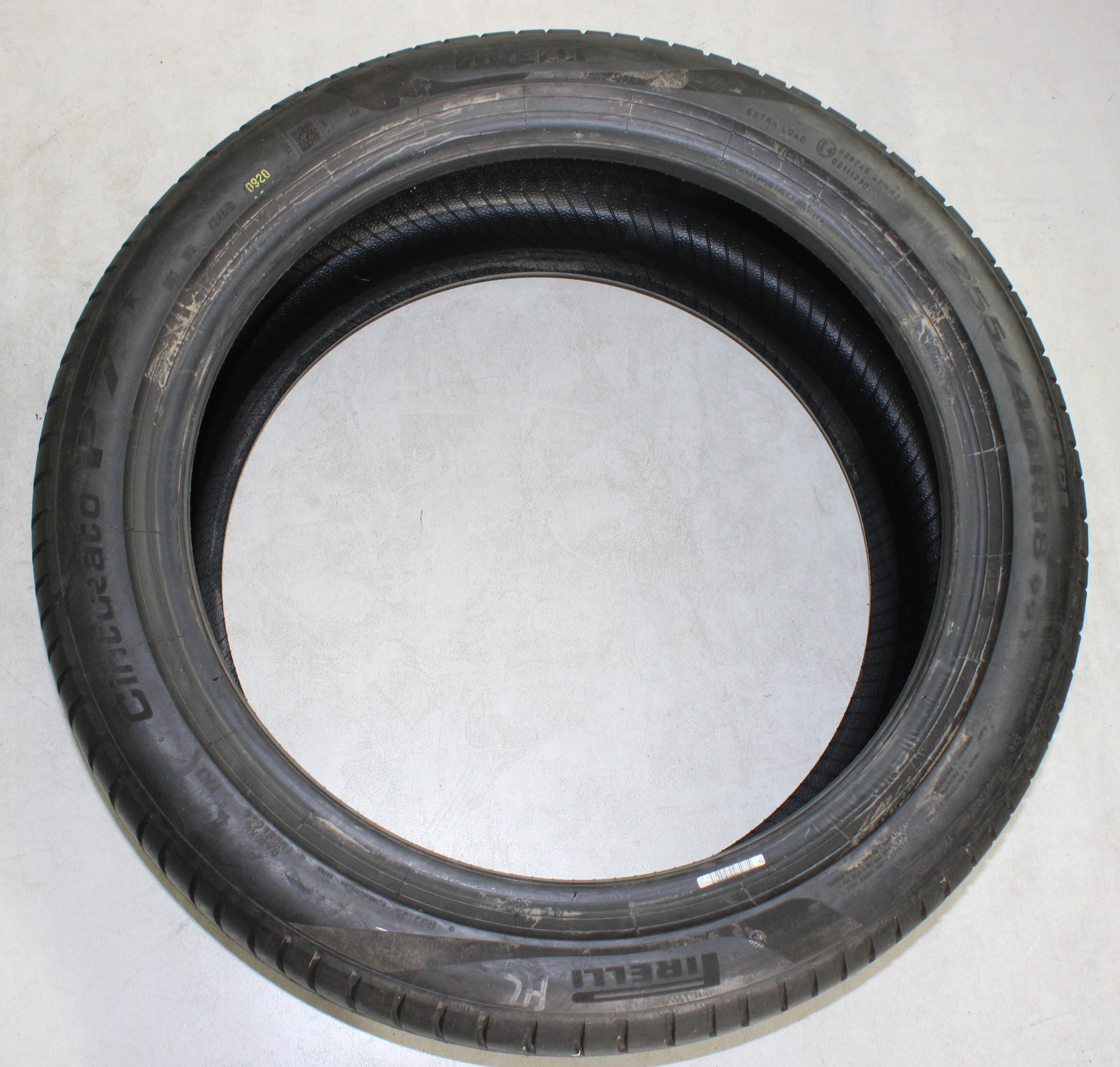 2 x 255/40R18 99Y Sommerreifen Pirelli Cinturato P7 * 4,5-5mm 2020