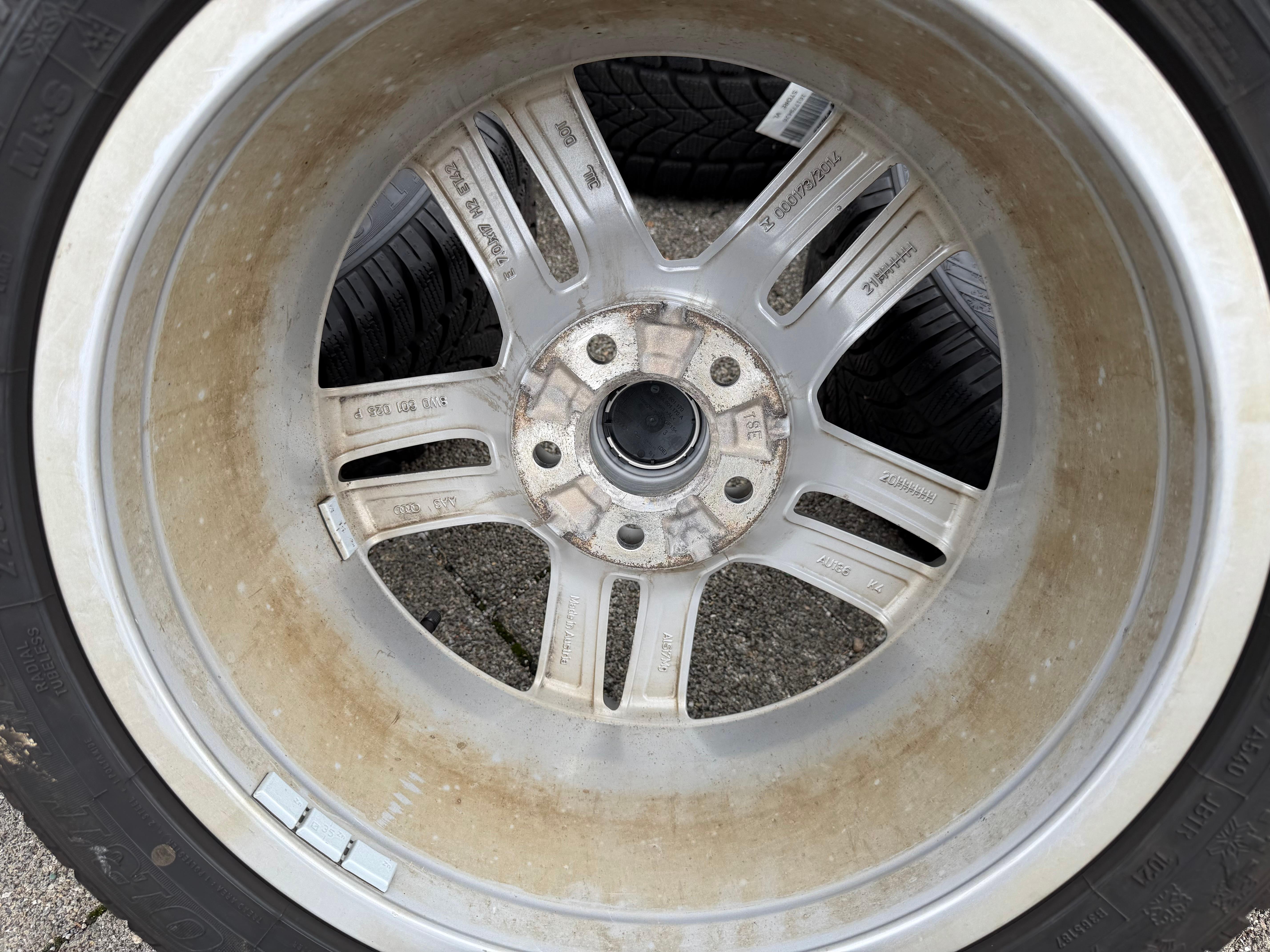 4 Original 17" Alu Winterräder Audi A4 B9 8W 8W0601025P 225/50R17 98H Dunlop 2021