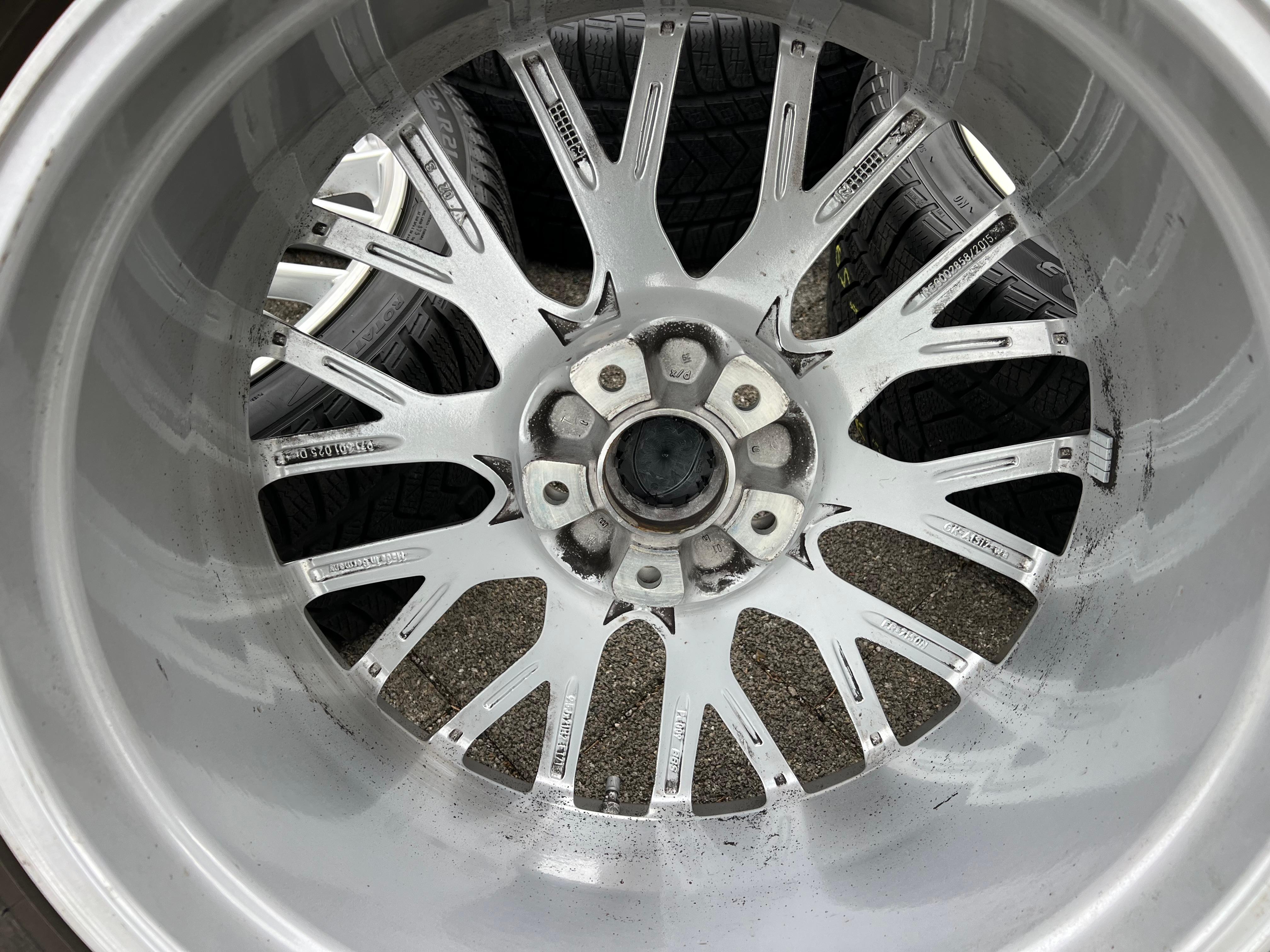 4 RUOTE IN LEGA ORIGINALI DA 21" INVERNALI PORSCHE PANAMERA 971 SPORT RAD 971601025D 971601025A