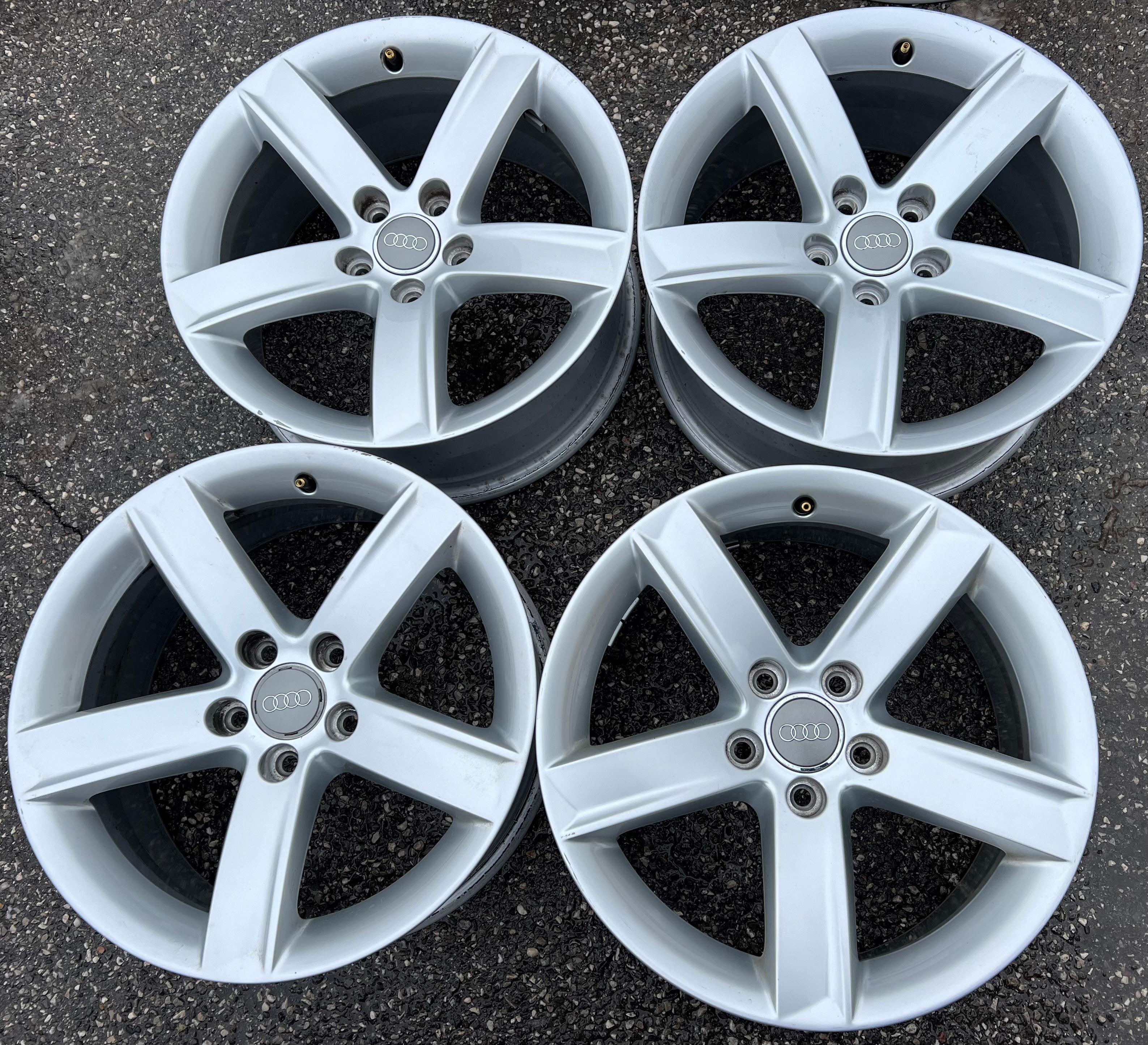 4 ORIGINELE 17" ALUMINIUM VELGEN AUDI A5 8T 8T0071497 GRATIS VERZENDING