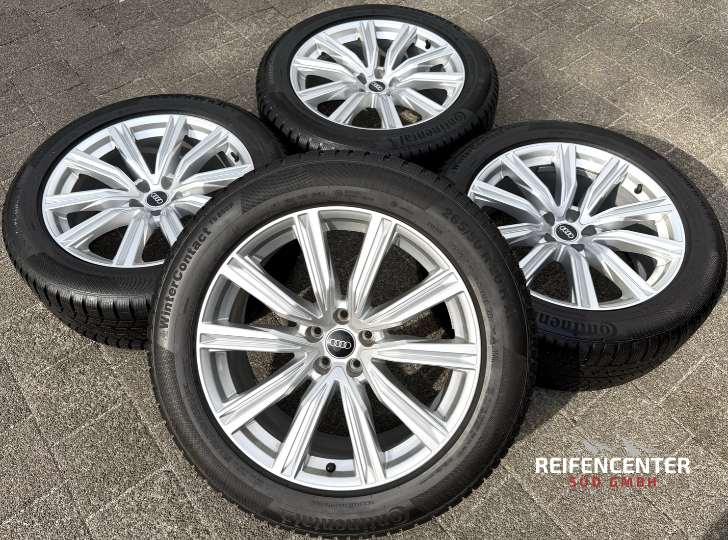 4 Original 20" Alu Winterräder Audi Q8 SQ8 4M8601025T 265/50R20 111H Continental
