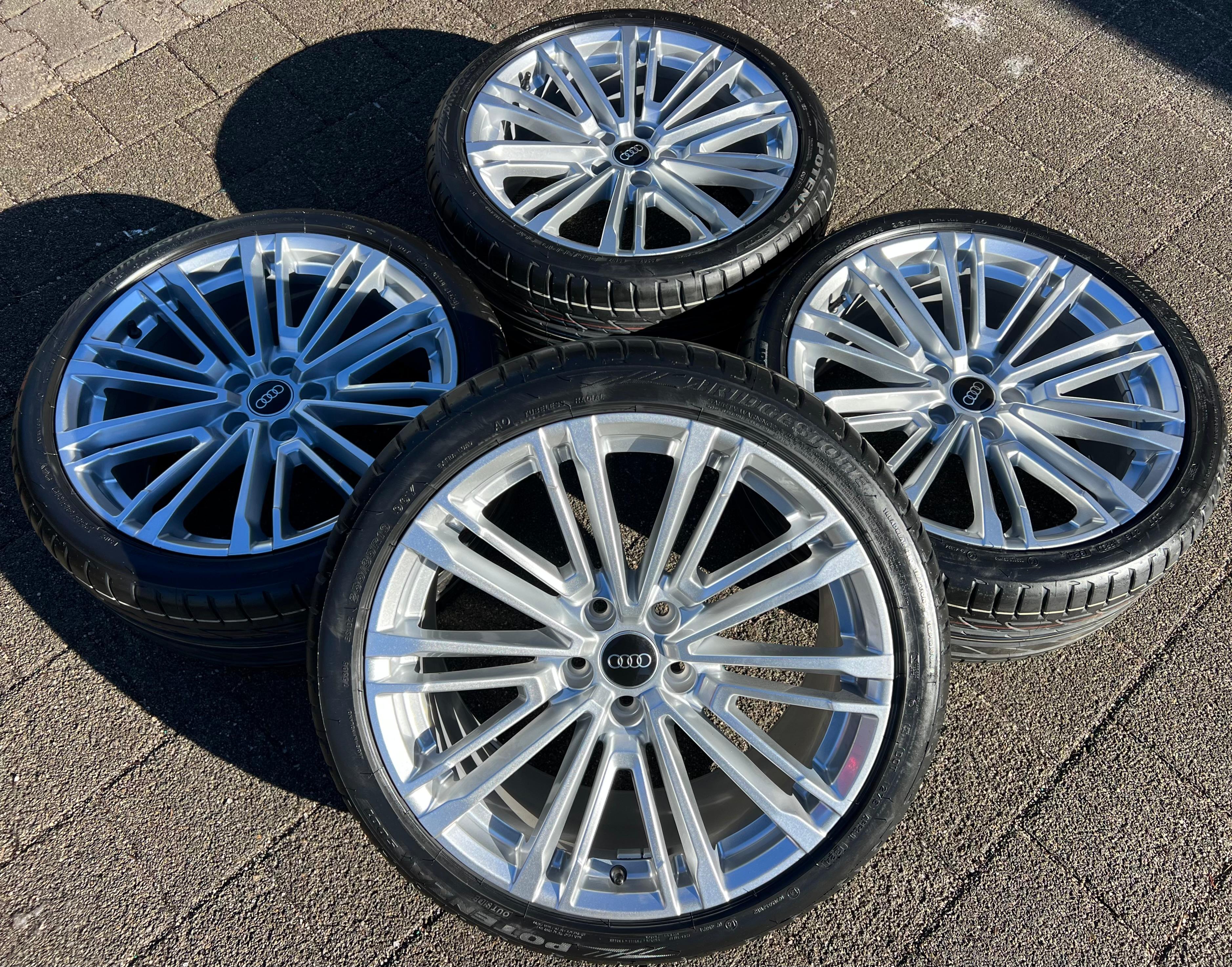 4 ORIGINAL 19" ALU SOMERRÄDER AUDI A4 S4 8W B9 8W0601025CC 245/35R19 93Y NEU 2024 FREIHAUS