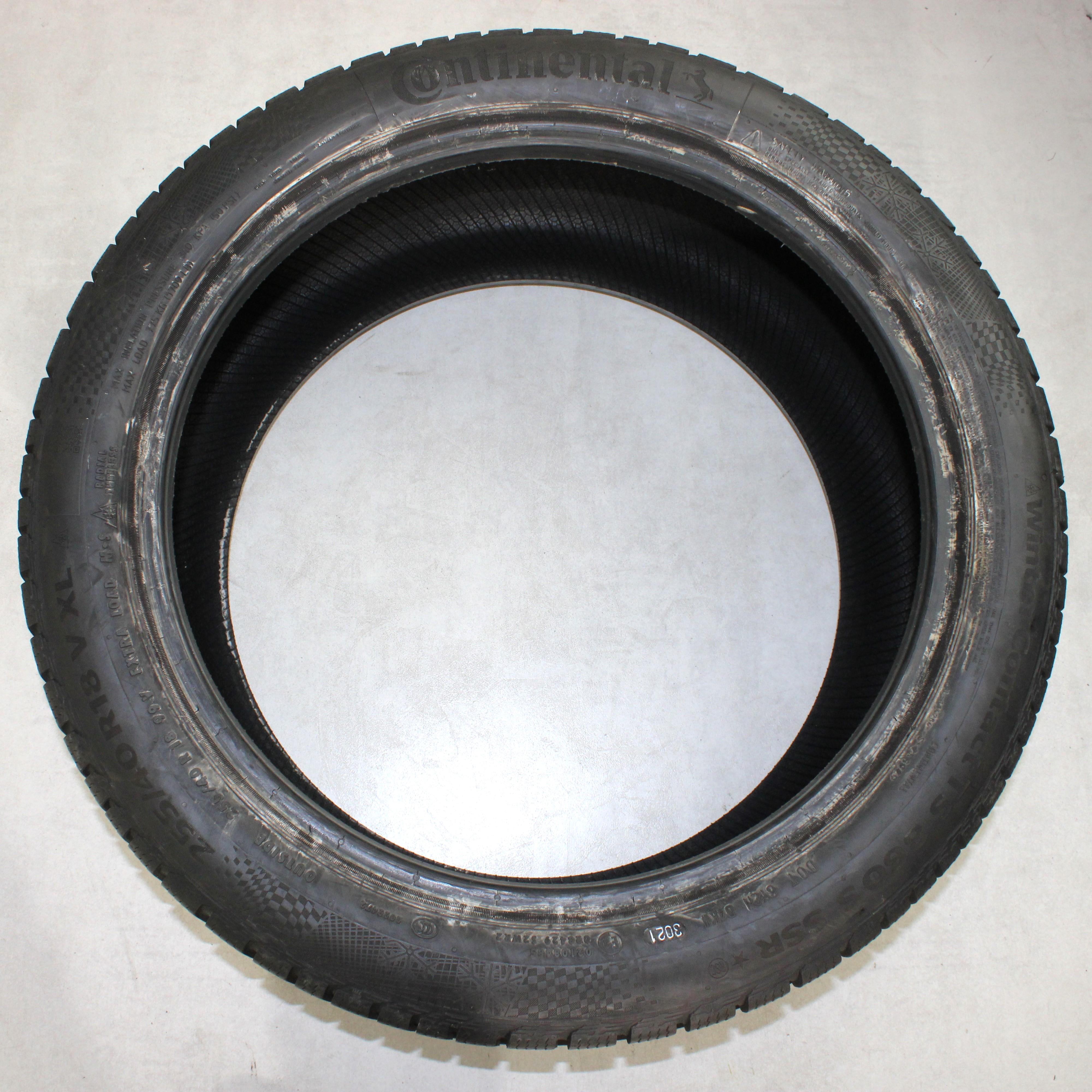 1 x 255/40R18 99V Winterreifen Continental Winter Contact TS860S SSR * Runflat 5,5-6mm 2021 XL