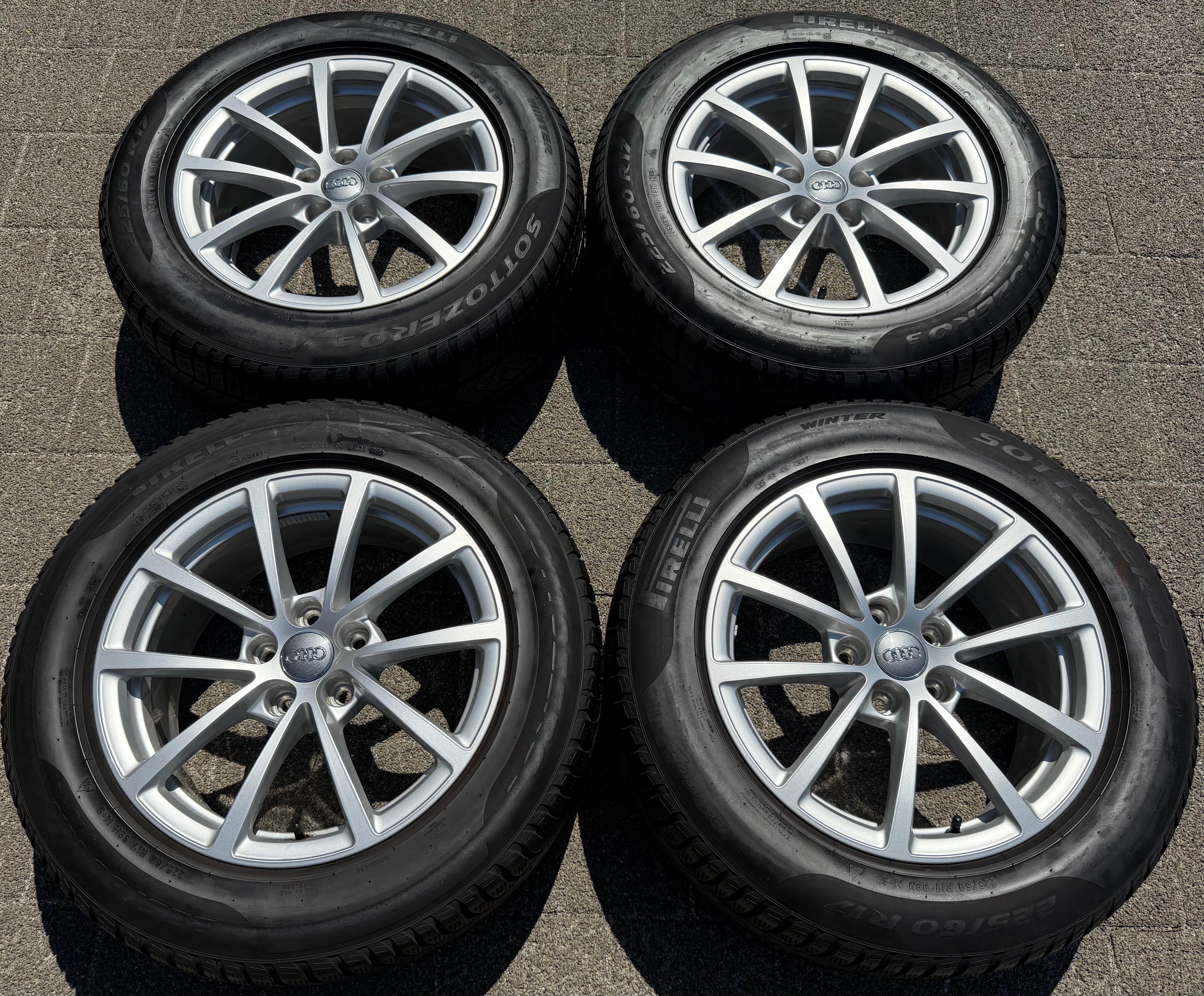 4 ORIGINAL 17" ALUFELGEN FELGEN AUDI A6 + AVANT 4K F2 C8 4K0601025 7,5x17 ET36