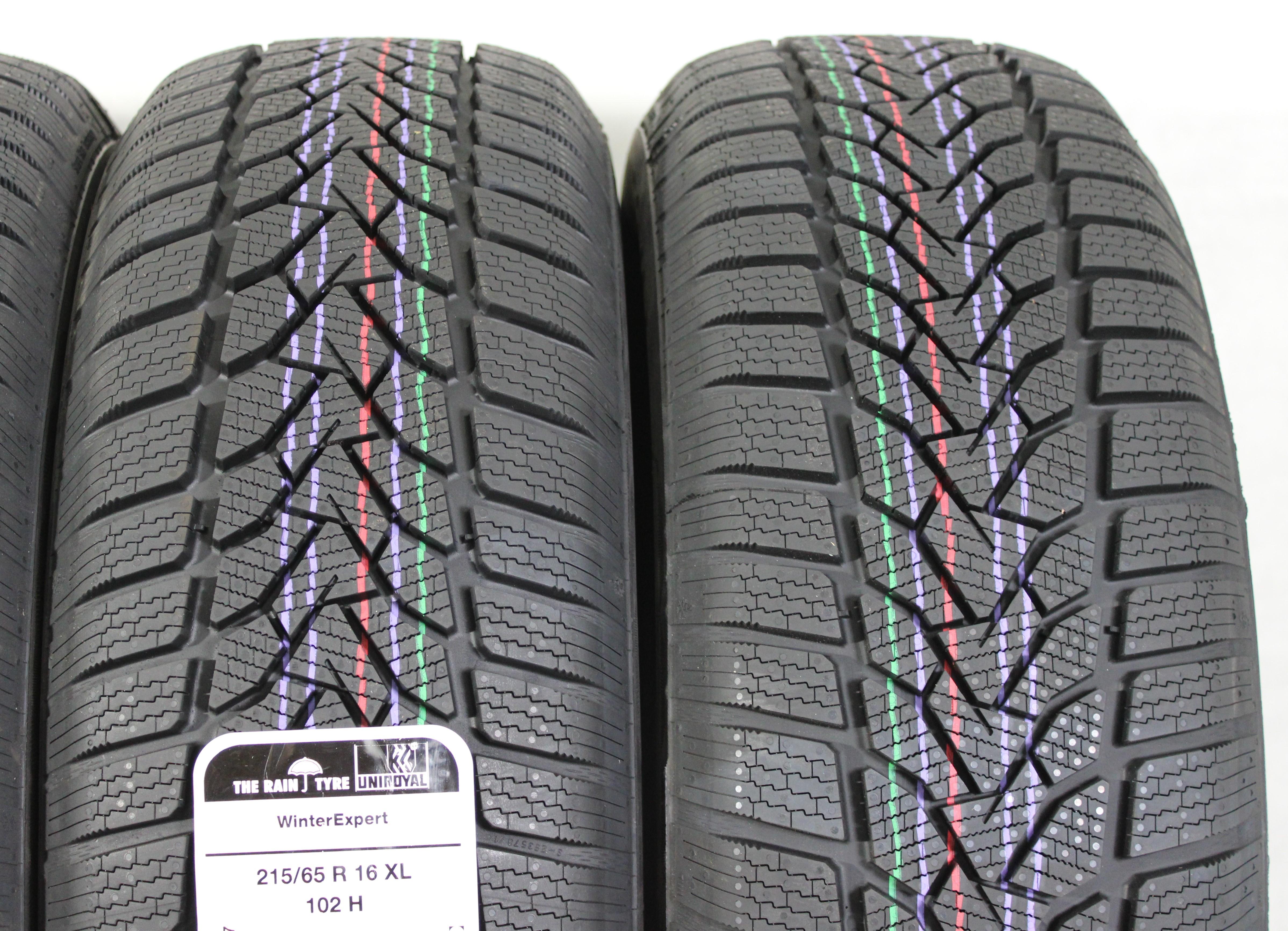 4 x 215/65R16 102H Pneumatici invernali Uniroyal Winter Expert 2024 XL NUOVI