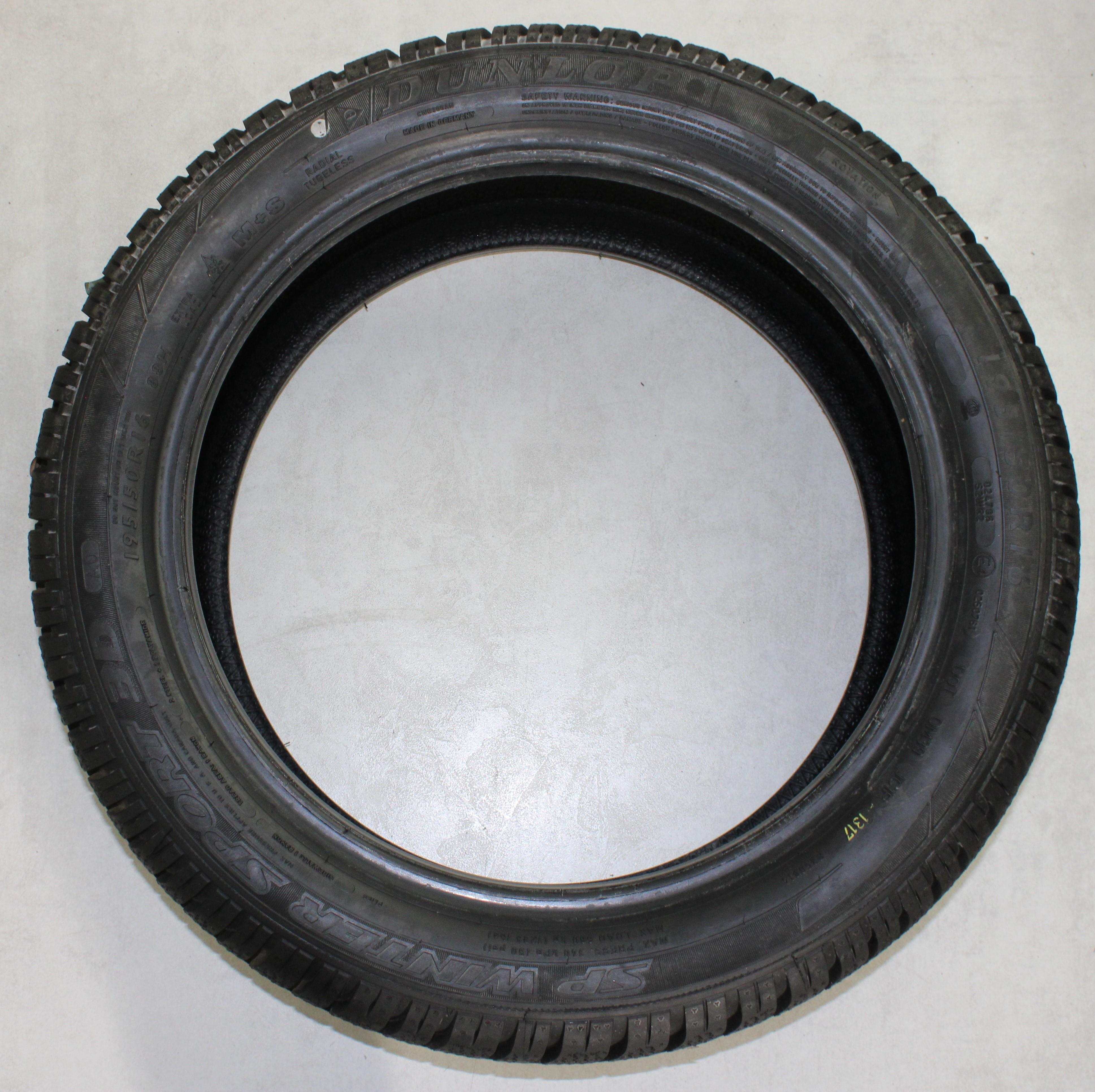 1 x 195/50R16 88H Winterreifen Dunlop Winter Sport 3D AO NEU 2017 XL