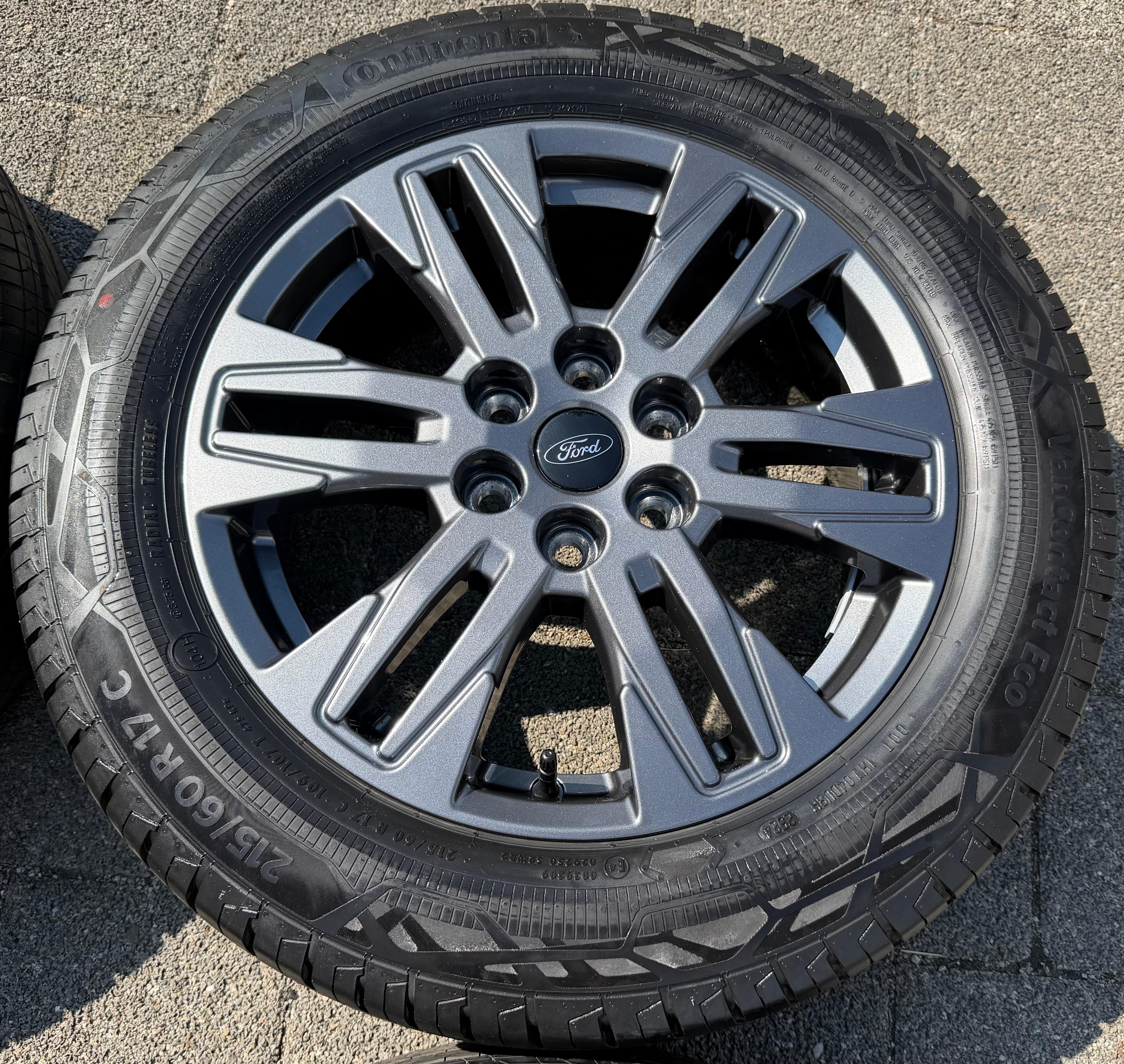 4 cerchi in lega Sommer da 17" originali per Ford Transit Tourneo Custom NXN 2024, Continental PZ31-FA RDKS