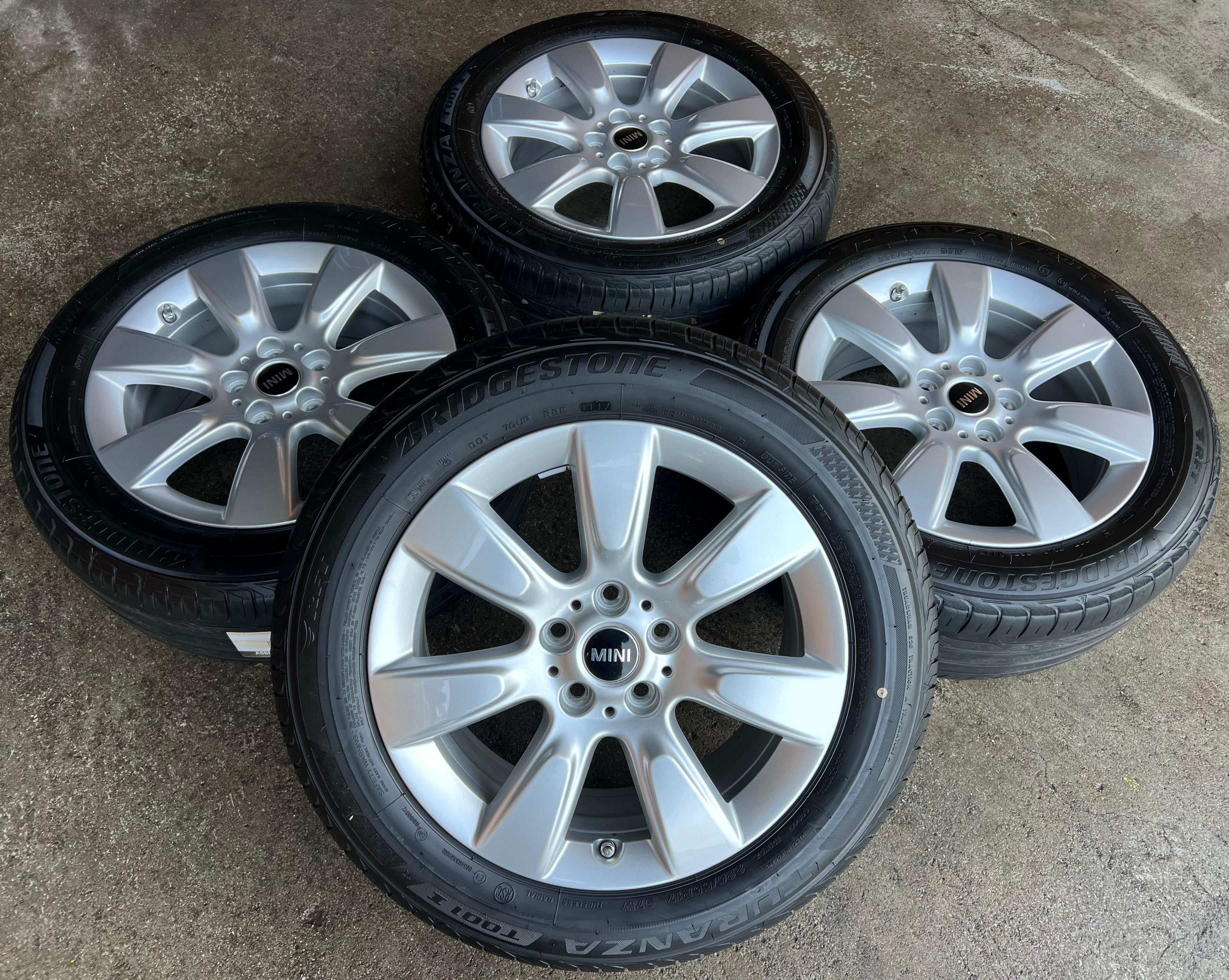 4 ORIGINAL 17" ALU SOMMERRÄDER MINI COUNTRYMAN F60 RDKS RDCI 2017 FREIHAUS