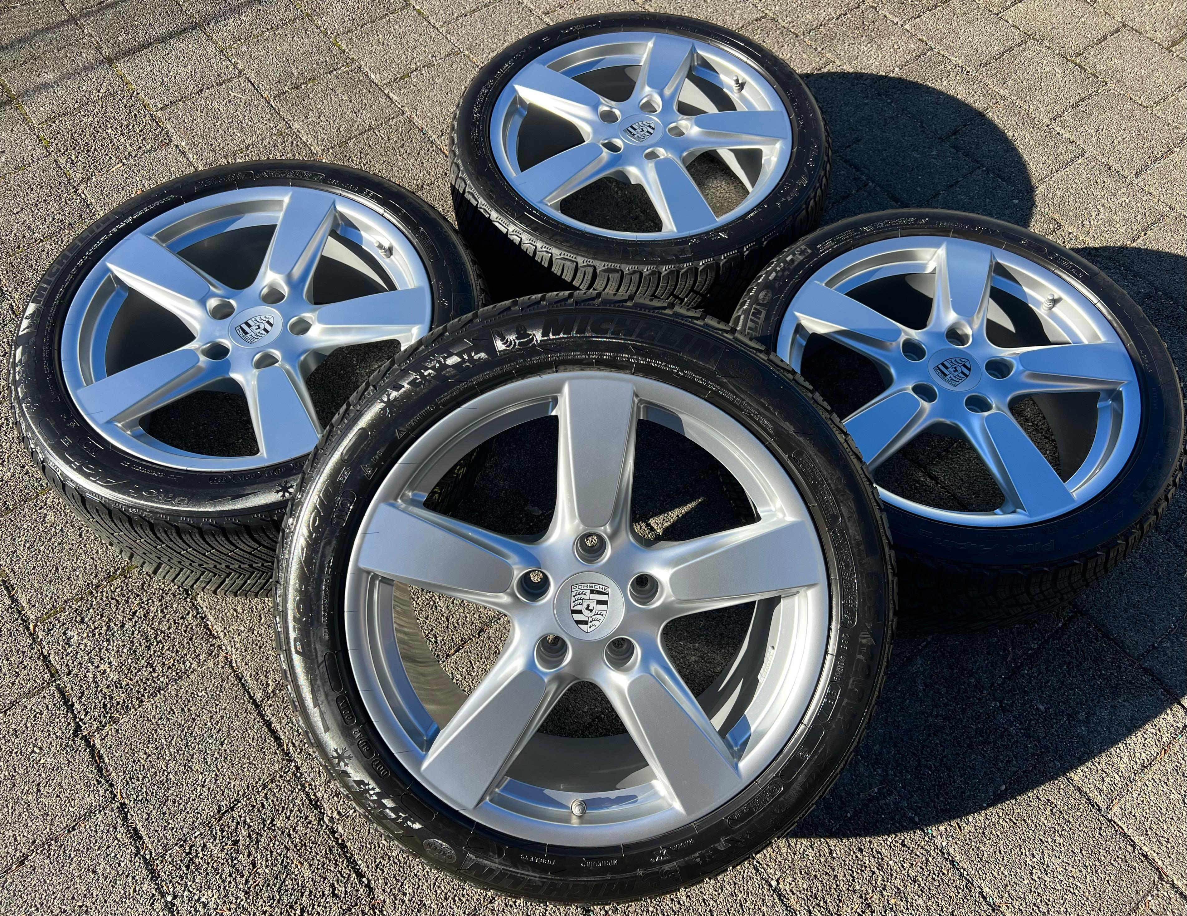 4 ORIGINAL 19" ALU WINTERRÄDER PORSCHE CAYMAN BOXSTER 718 982 982601025A 982601025AM RDKS