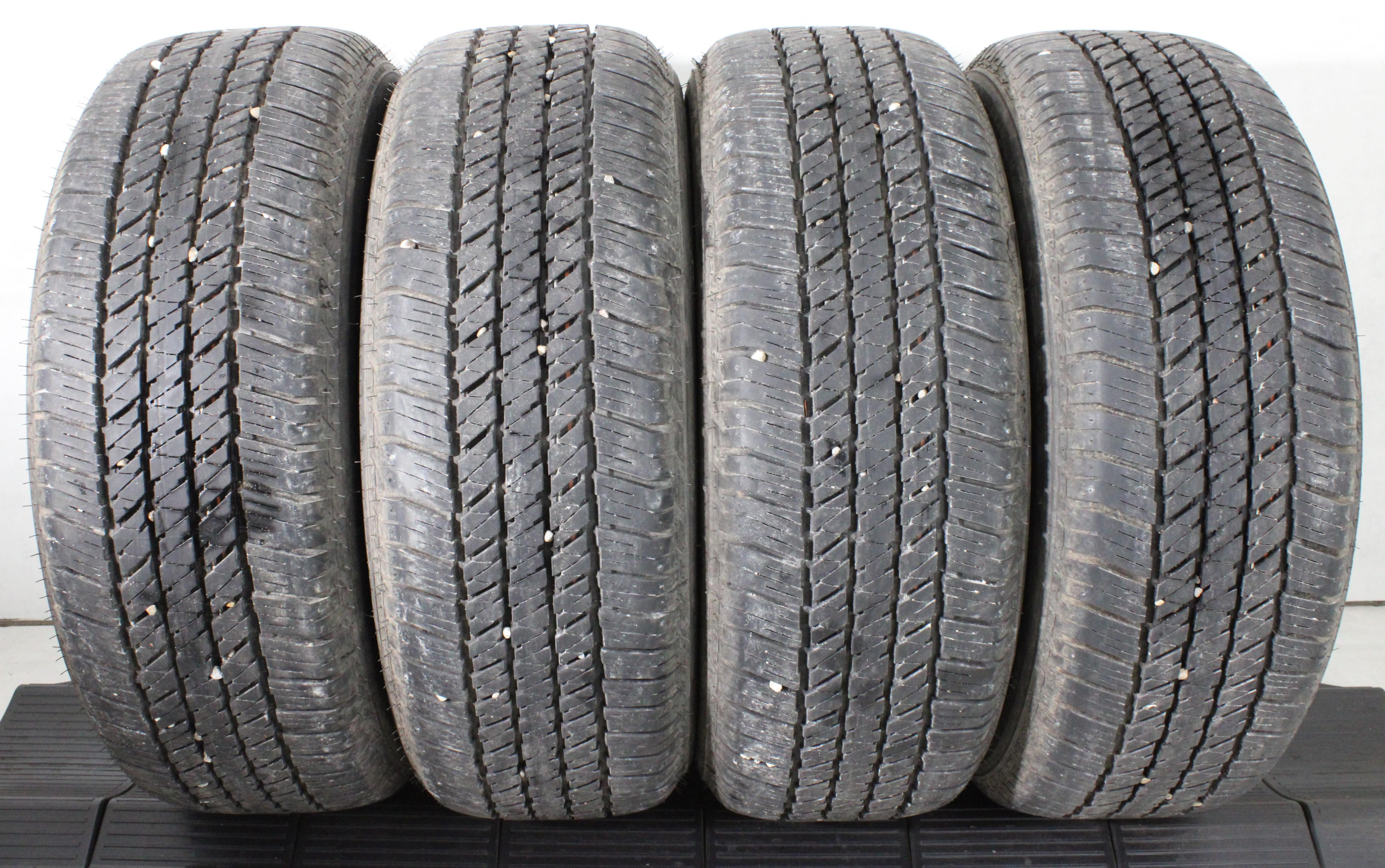 4 pneus été Bridgestone Dueler H/T 684II 265/60R18 110H, 8 mm, 2022