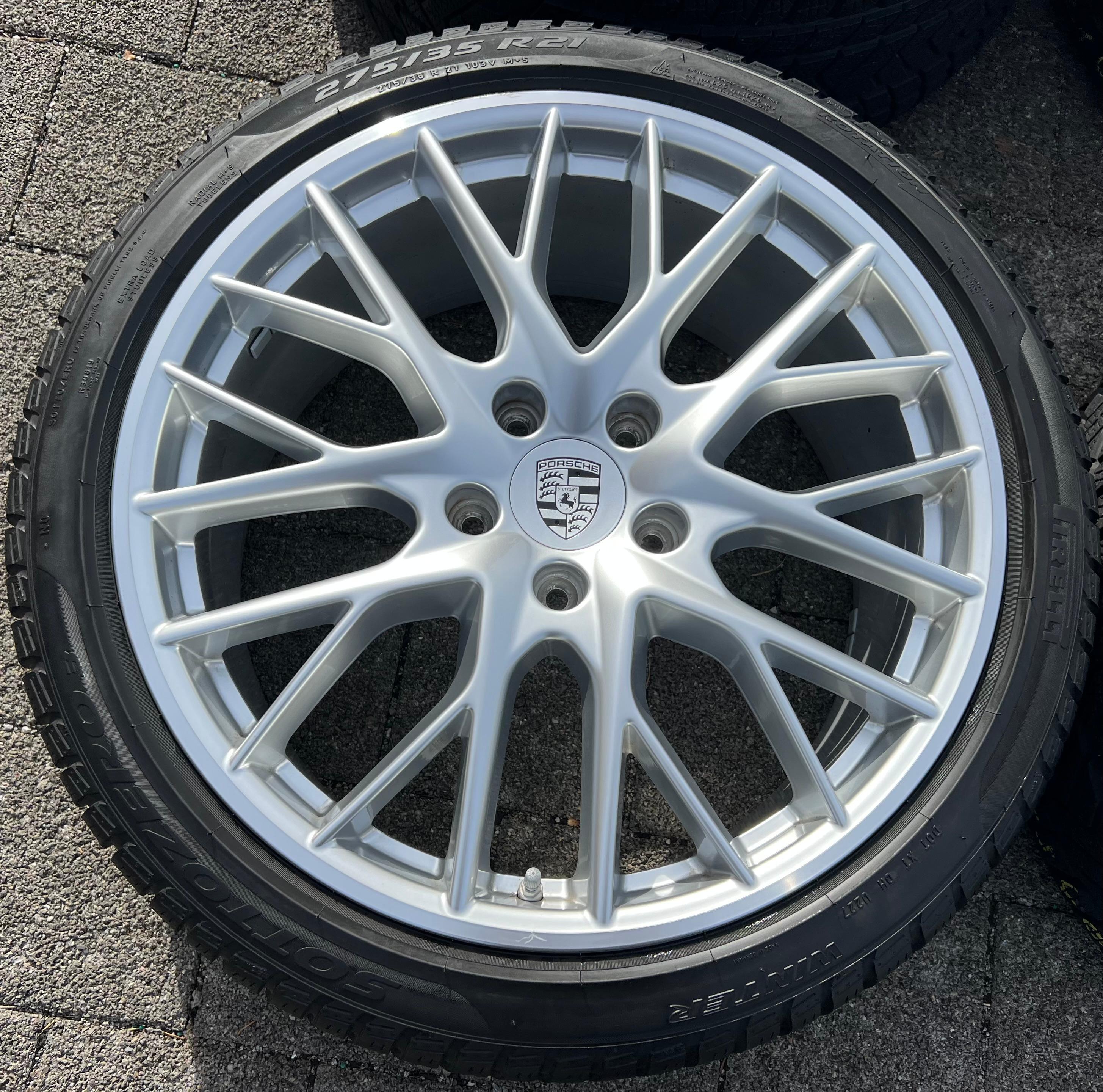 4 ORIGINAL 21" ALU WINTERRÄDER PORSCHE PANAMERA 971 SPORT RAD 971601025D 971601025A