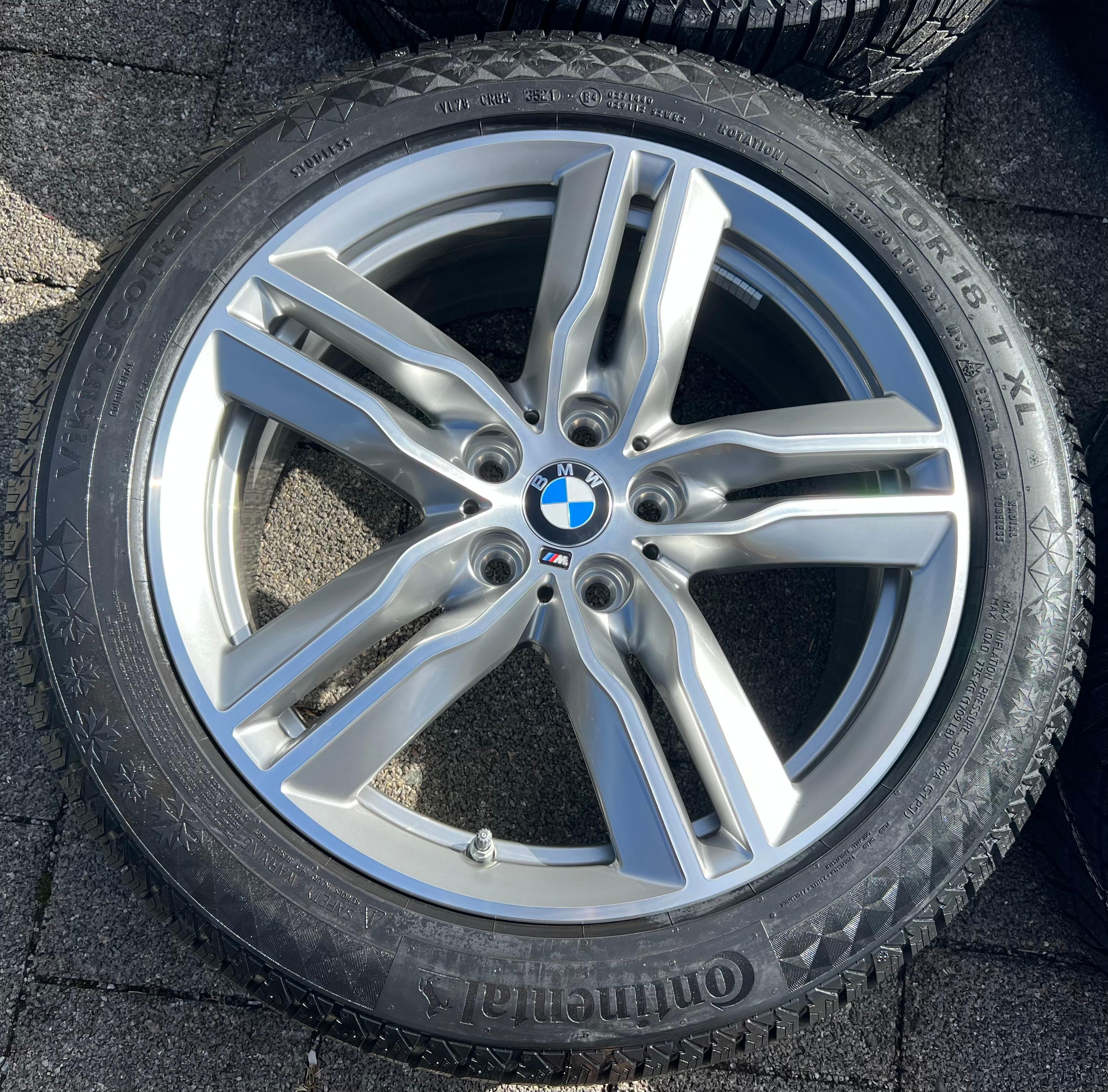 4 ORIGINAL 18" ALU WINTERRÄDER BMW X1 F48 X2 F39 STYLING M570 RDKS NEU FREIHAUS