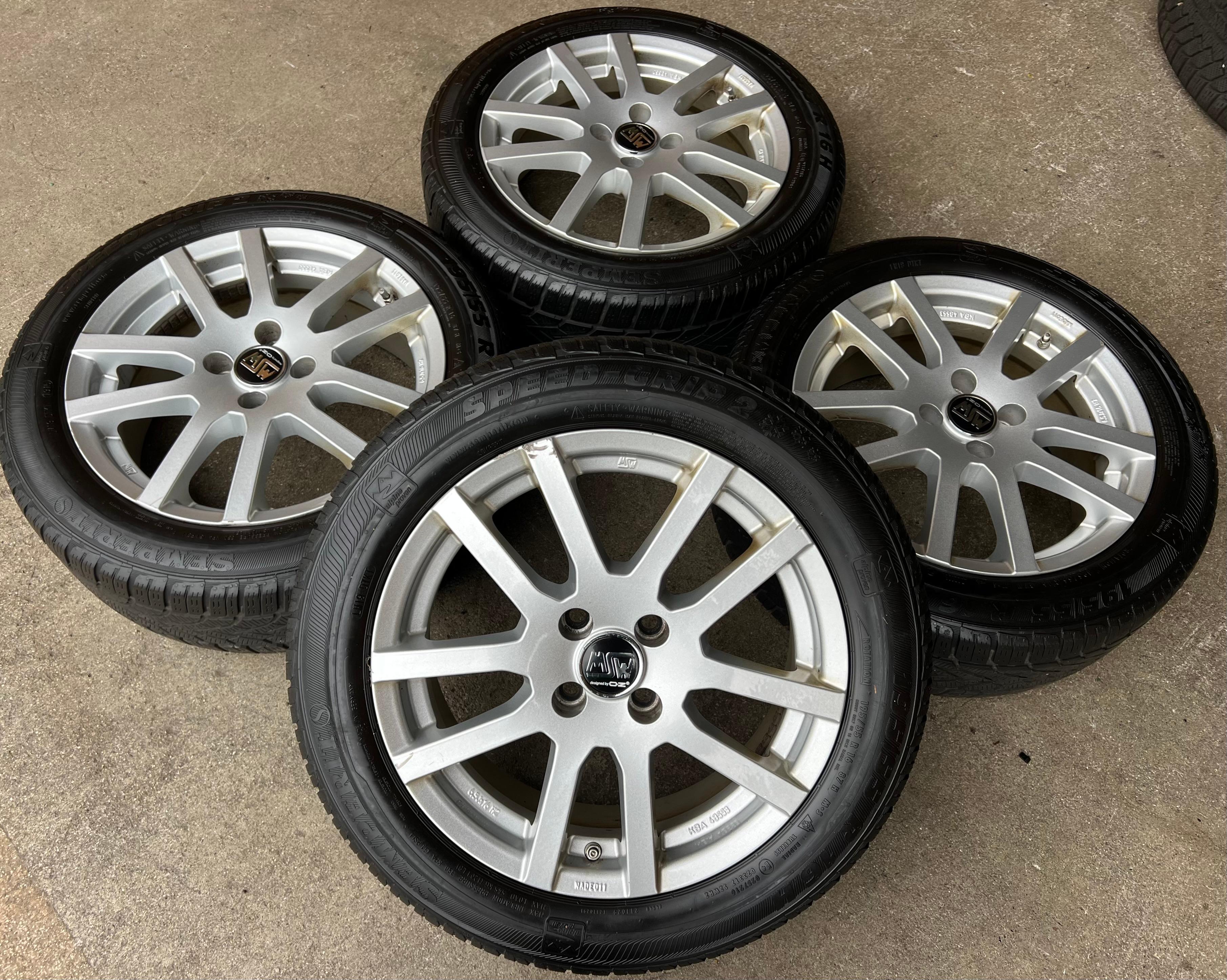 4 ALUFELGEN 16" OPEL ADAM CORSA-C TIGRA CHEVROLET AVEO FIAT PUNTO RDKS