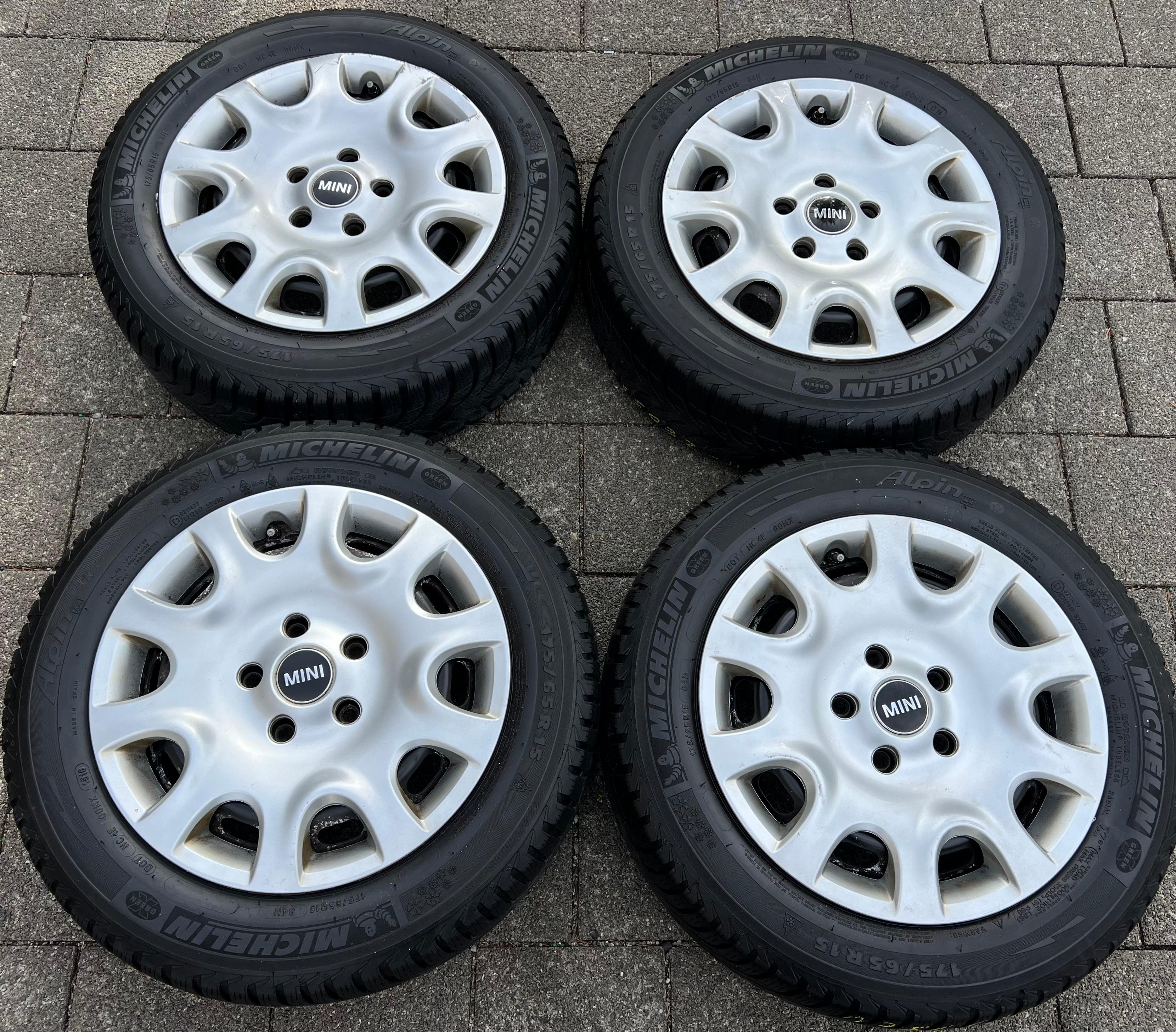 4 WINTERRÄDER MINI F55 F56 F57 175/65R15 84H RDKS 6851510 MICHELIN RDKS FREIHAUS