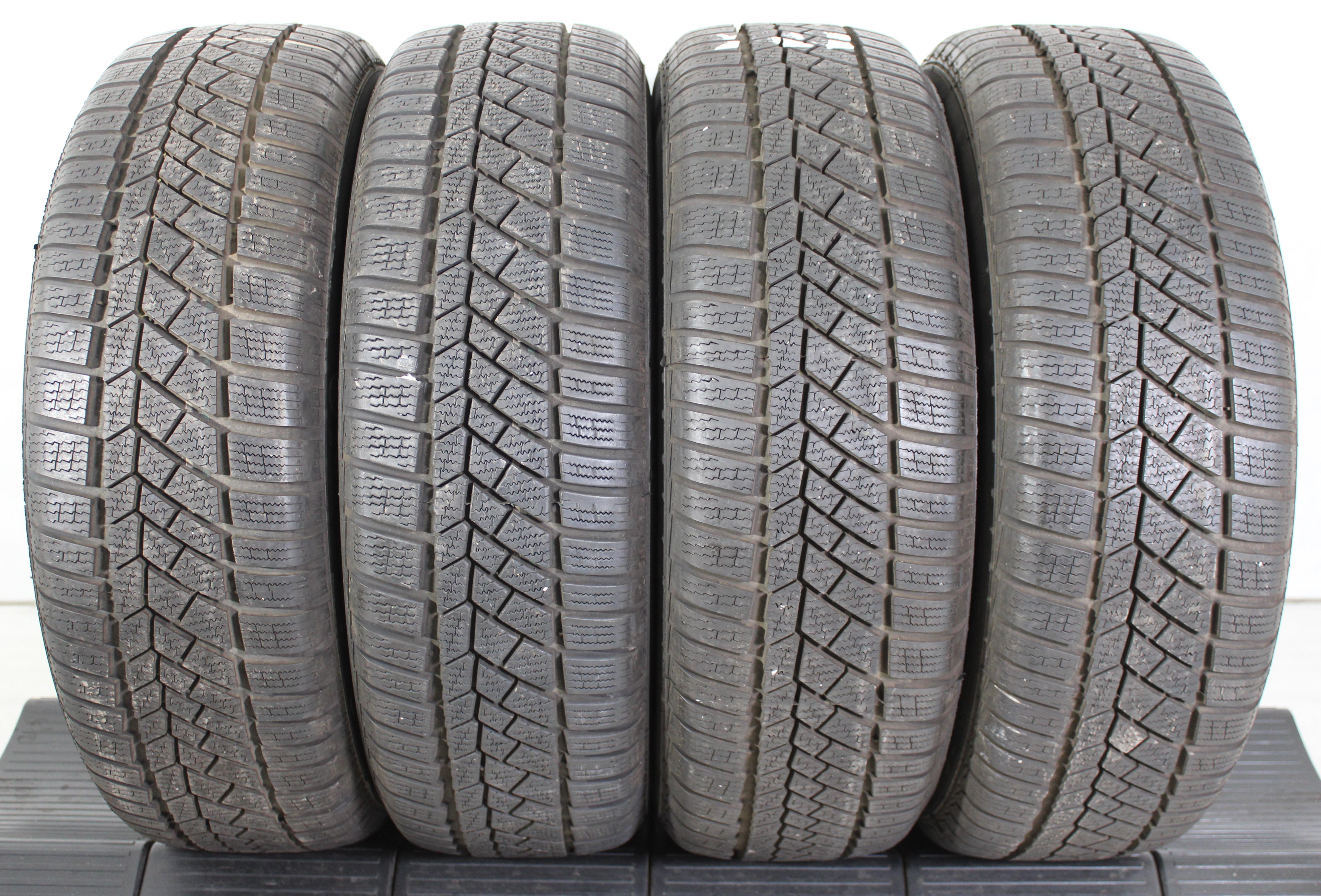 4 x 195/65R16 92H Winterreifen Continental Winter Contact TS830P 7,5-8mm 3x2015/1x2017 *