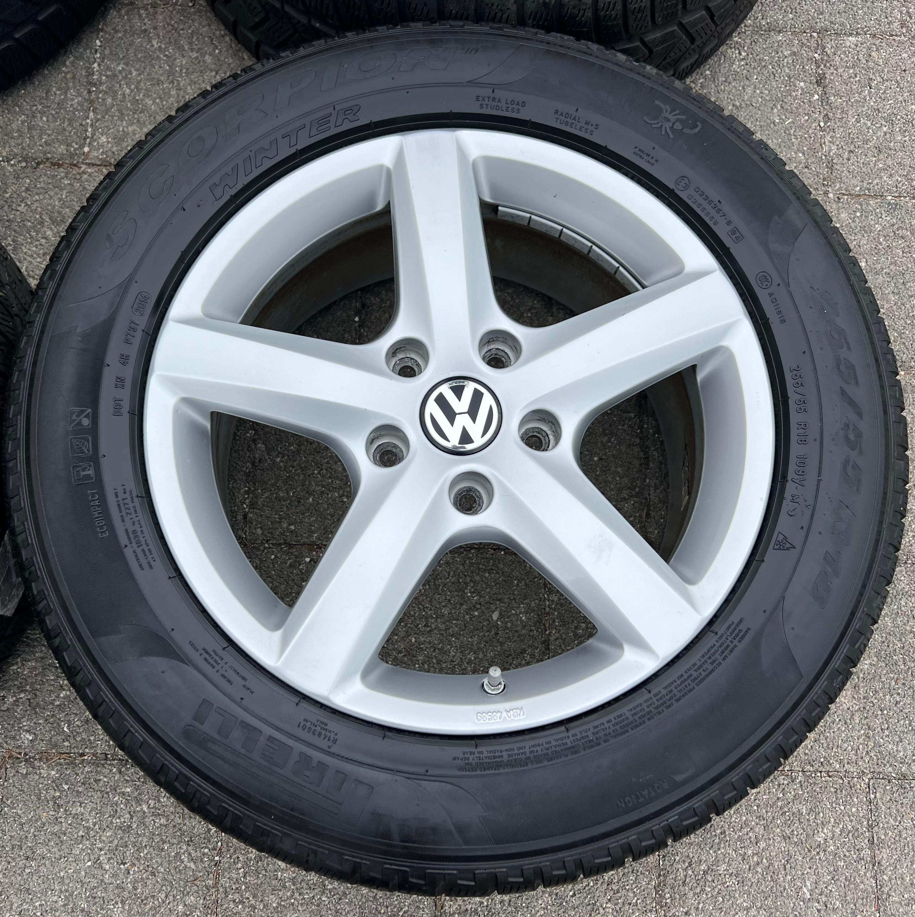 4 llantas de aleación originales de 18" para VW Touareg 7P 7P0071498 8x18 ET53 5x130 ASPEN, envío gratuito