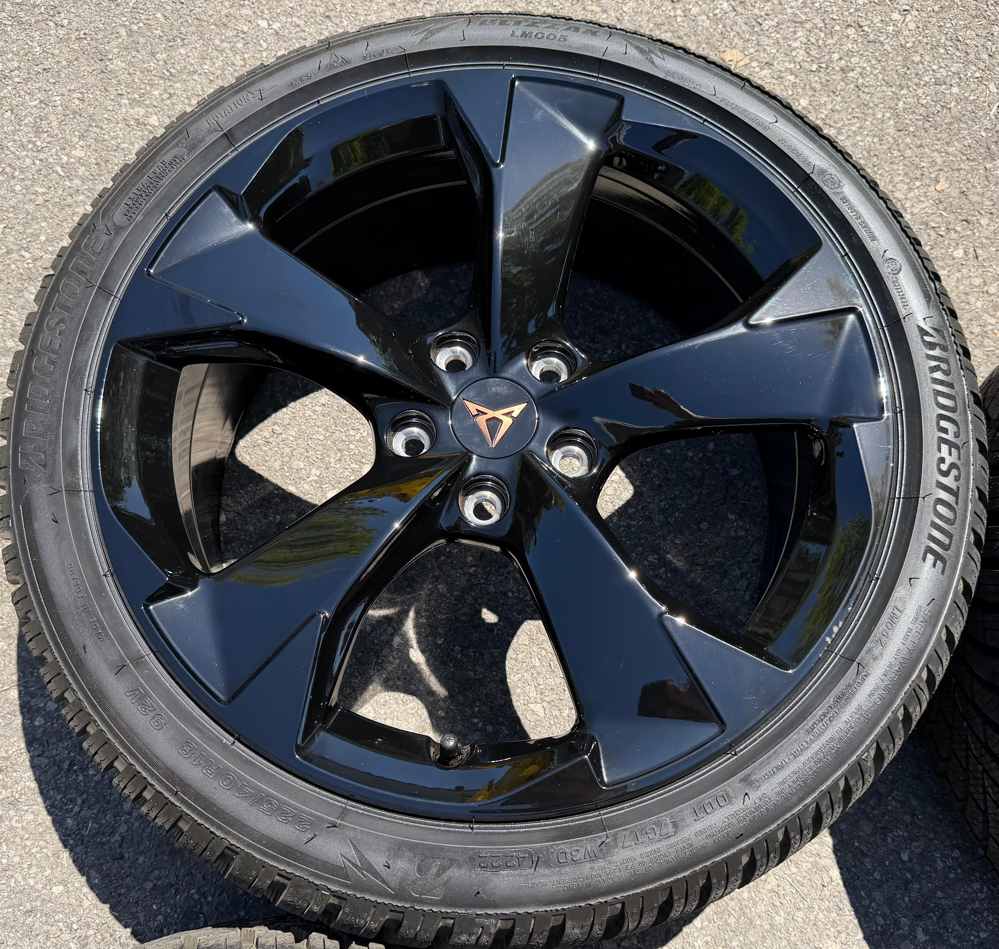 4 llantas de aluminio originales de invierno de 18" para SEAT CUPRA LEÓN KL 5FA601025H 225/40R18 92V 2023