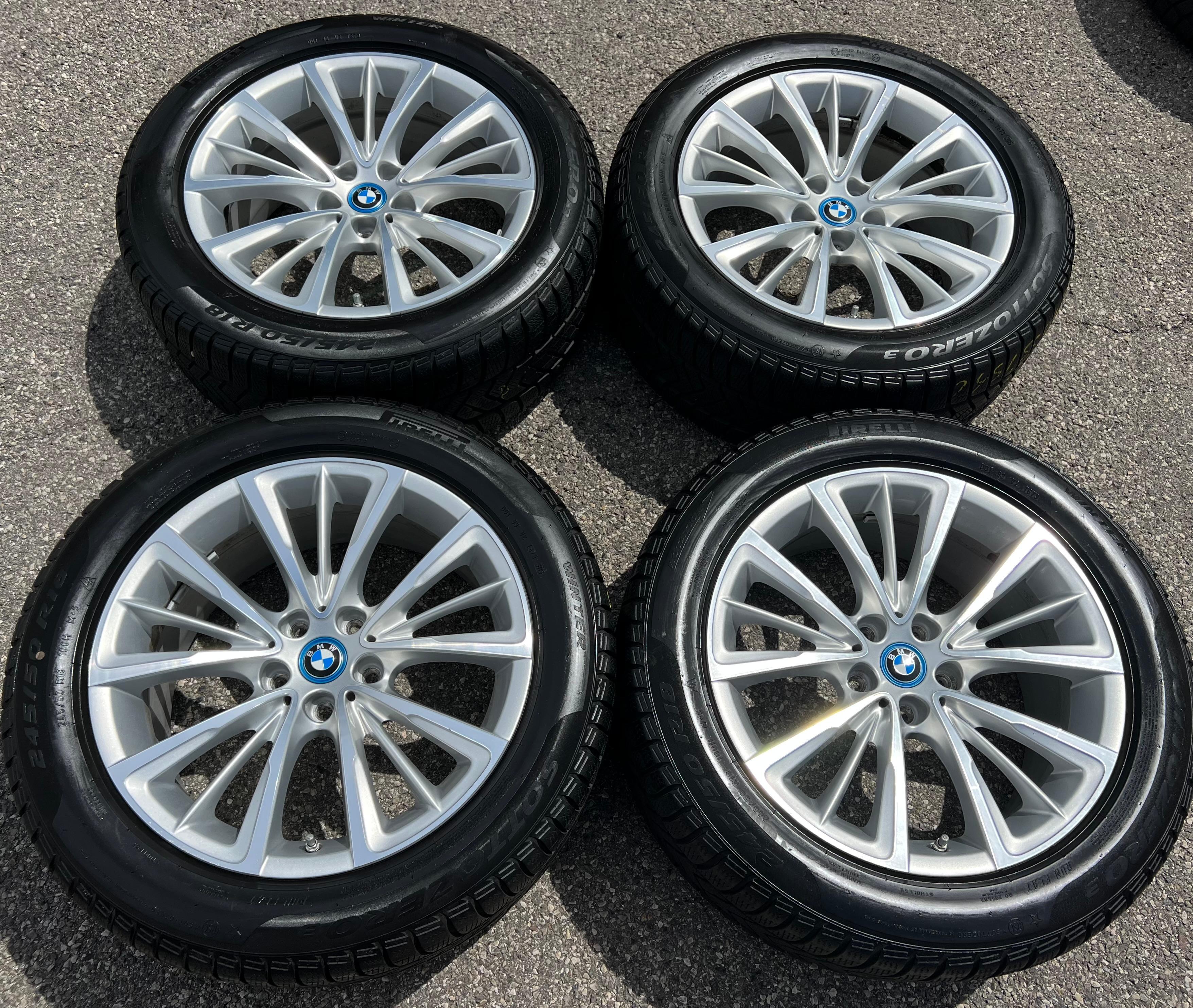 4 LLANTAS DE INVIERNO ORIGINALES DE ALUMINIO 18" BMW SERIE 7 G11 G12 STYLING 643 6867339 ENTREGA GRATUITA