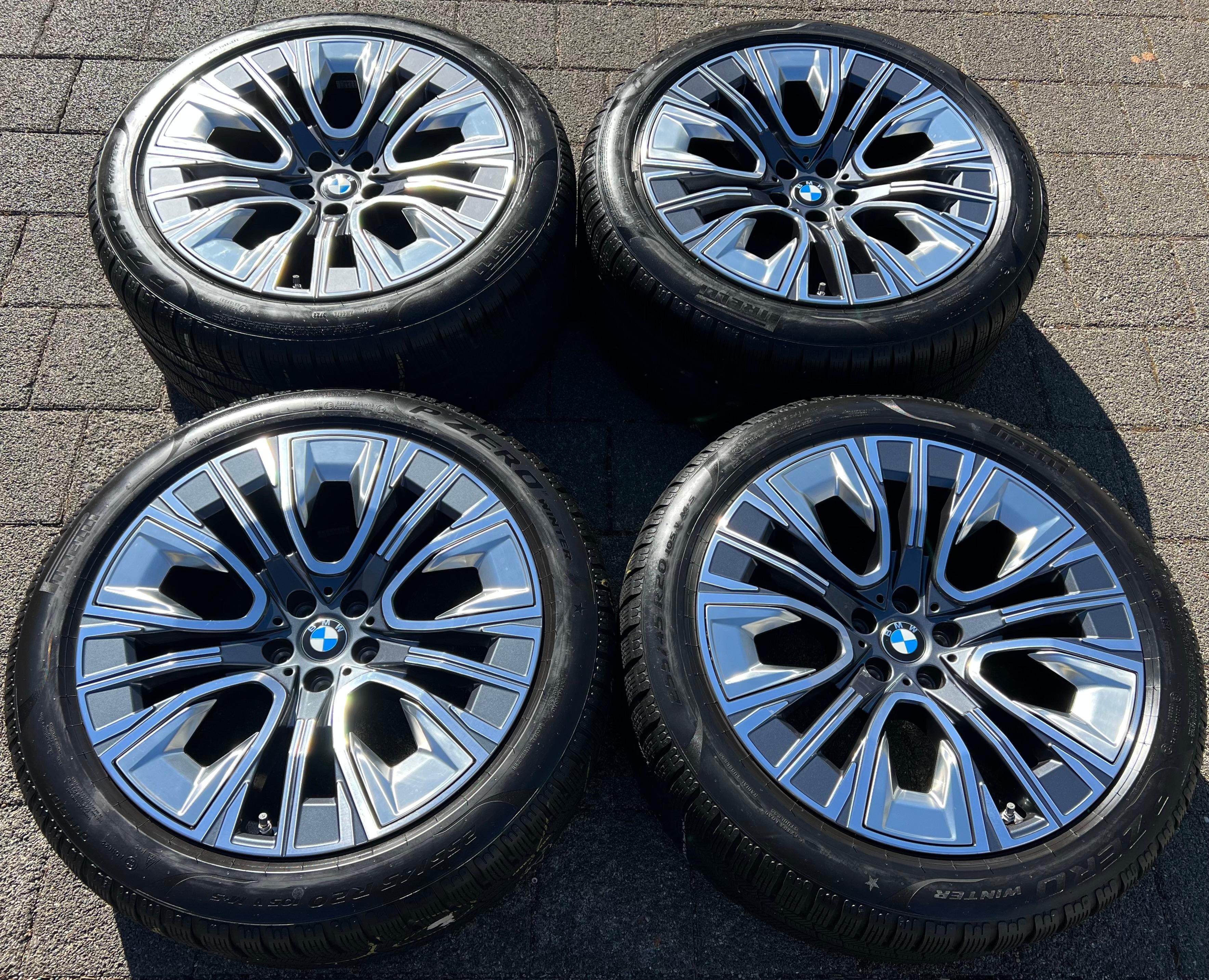 4 ORIGINAL 20" ALU WINTERRÄDER BMW 7ER REIHE i7 G70 X3 G45 STYLING 906 RDK