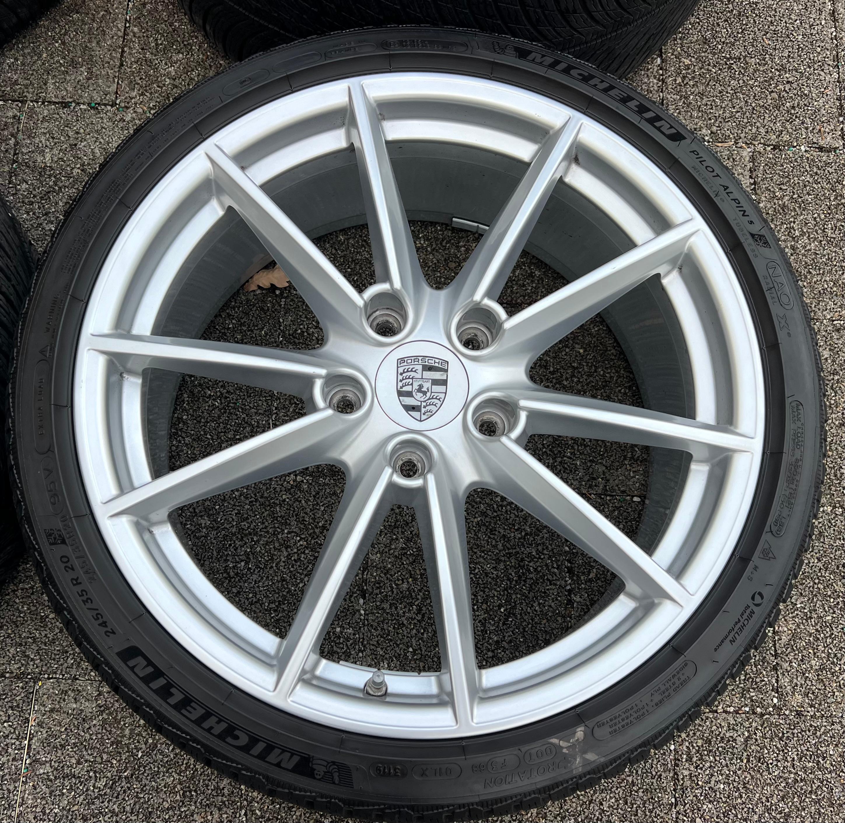 4 ORIGINAL 20" 21" ALU WINTERRÄDER PORSCHE 911 992 992601025C 992601025D RDKS