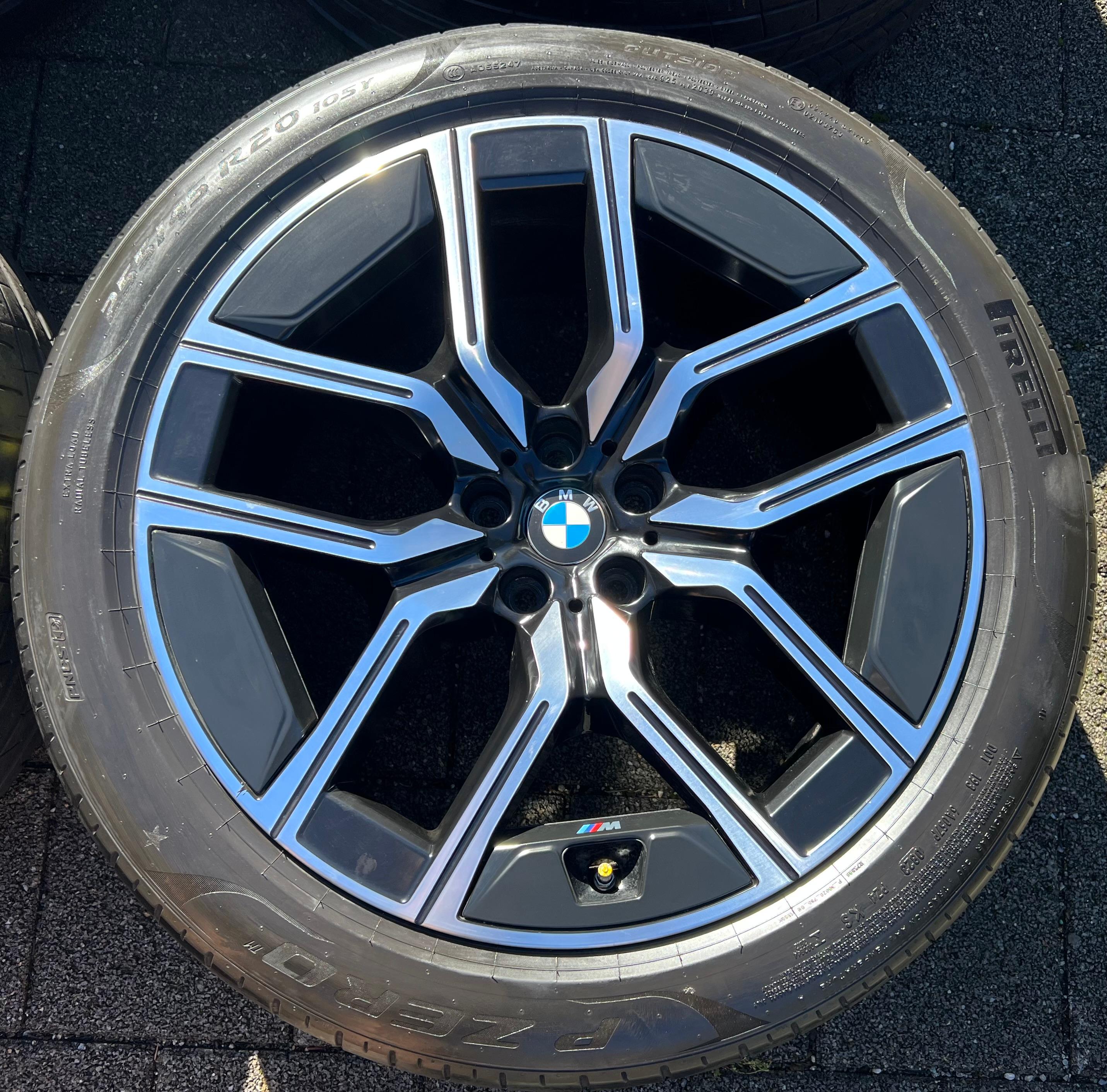 4 llantas de aluminio originales de 20" para BMW Serie 7 G70 y X3 G45, modelo 907M, 25A19DE8 y 5A19DE9, envío gratuito