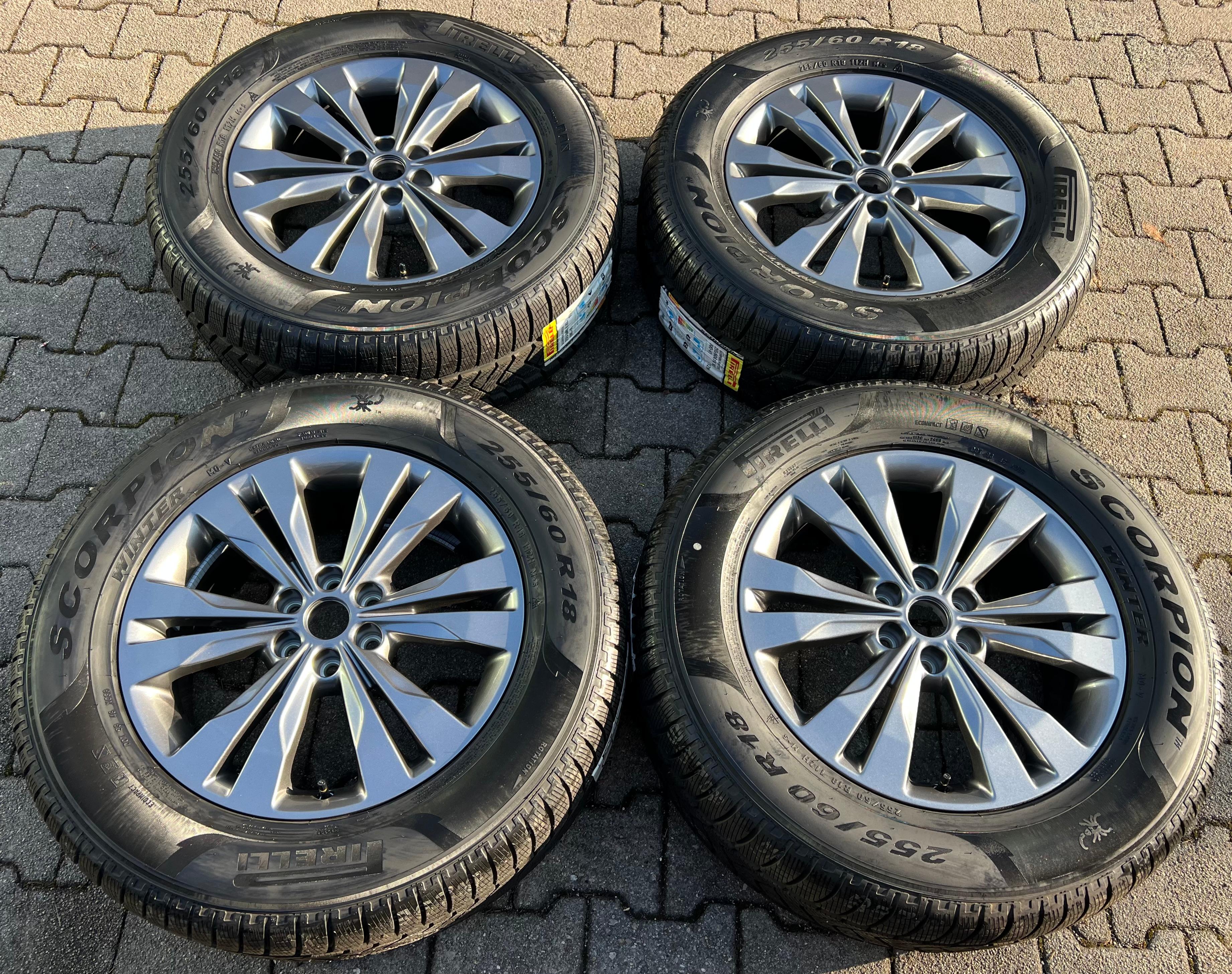4 CERCHI INVERNALI ORIGINALI IN ALLUMINIO 18" MERCEDES X-CLASS 470 255/60R18 112H RDKS CONSEGNA GRATUITA