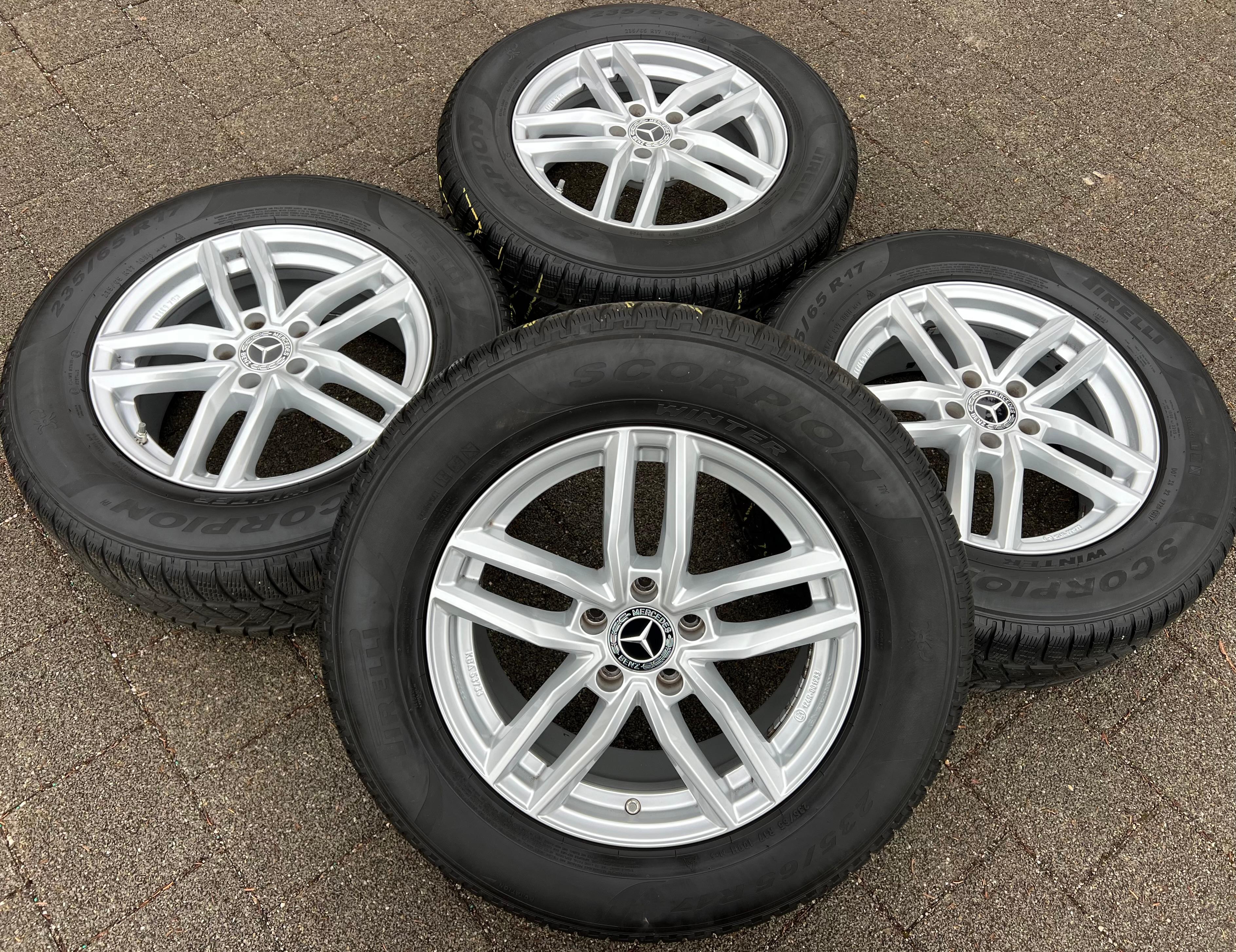 4 ALU 17" WINTERRÄDER MERCEDES GLC X253 W253 RDKS 235/65R17 108H FREIHA